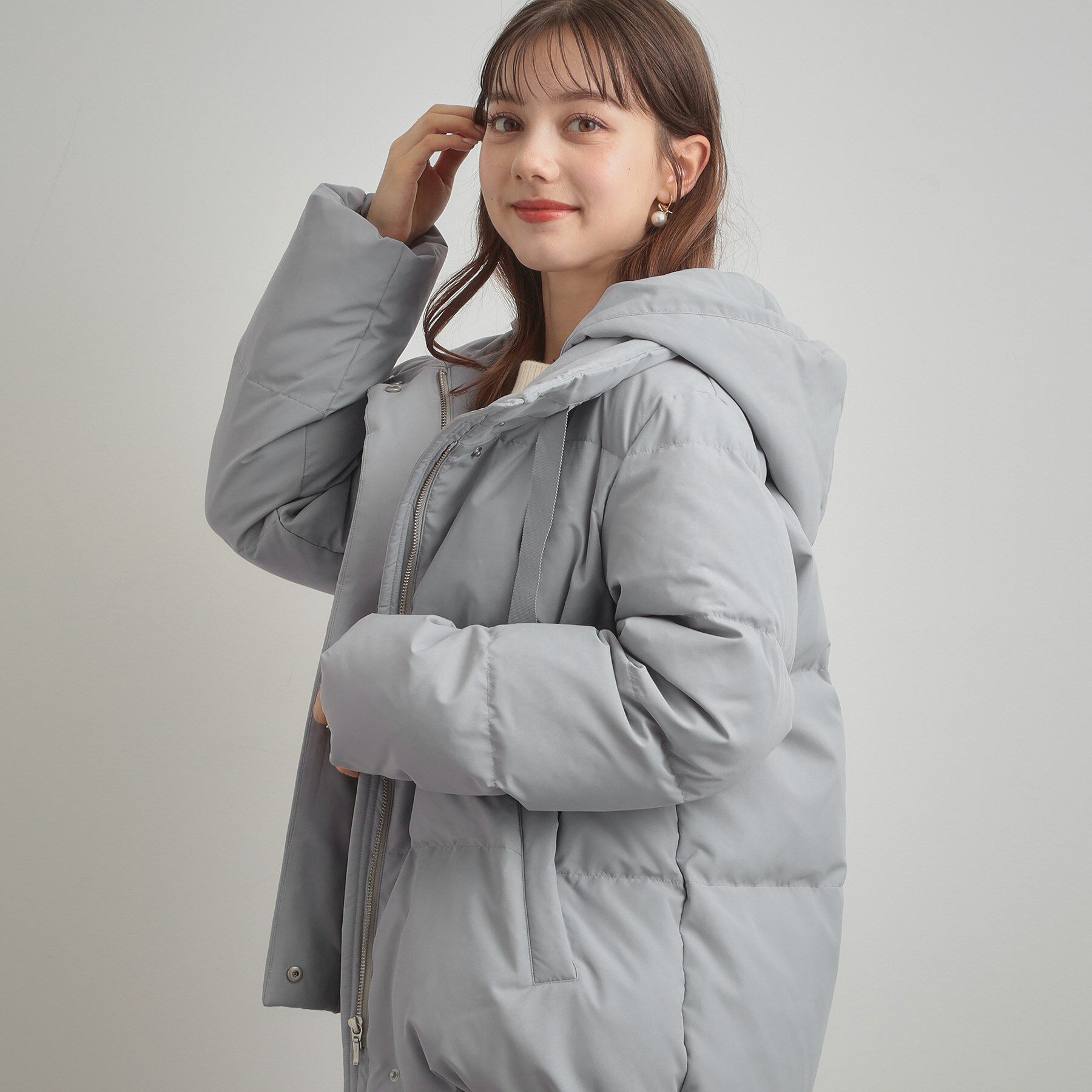 Couture broach「【冬の名品・撥水】愛されダウン」|ダウン|