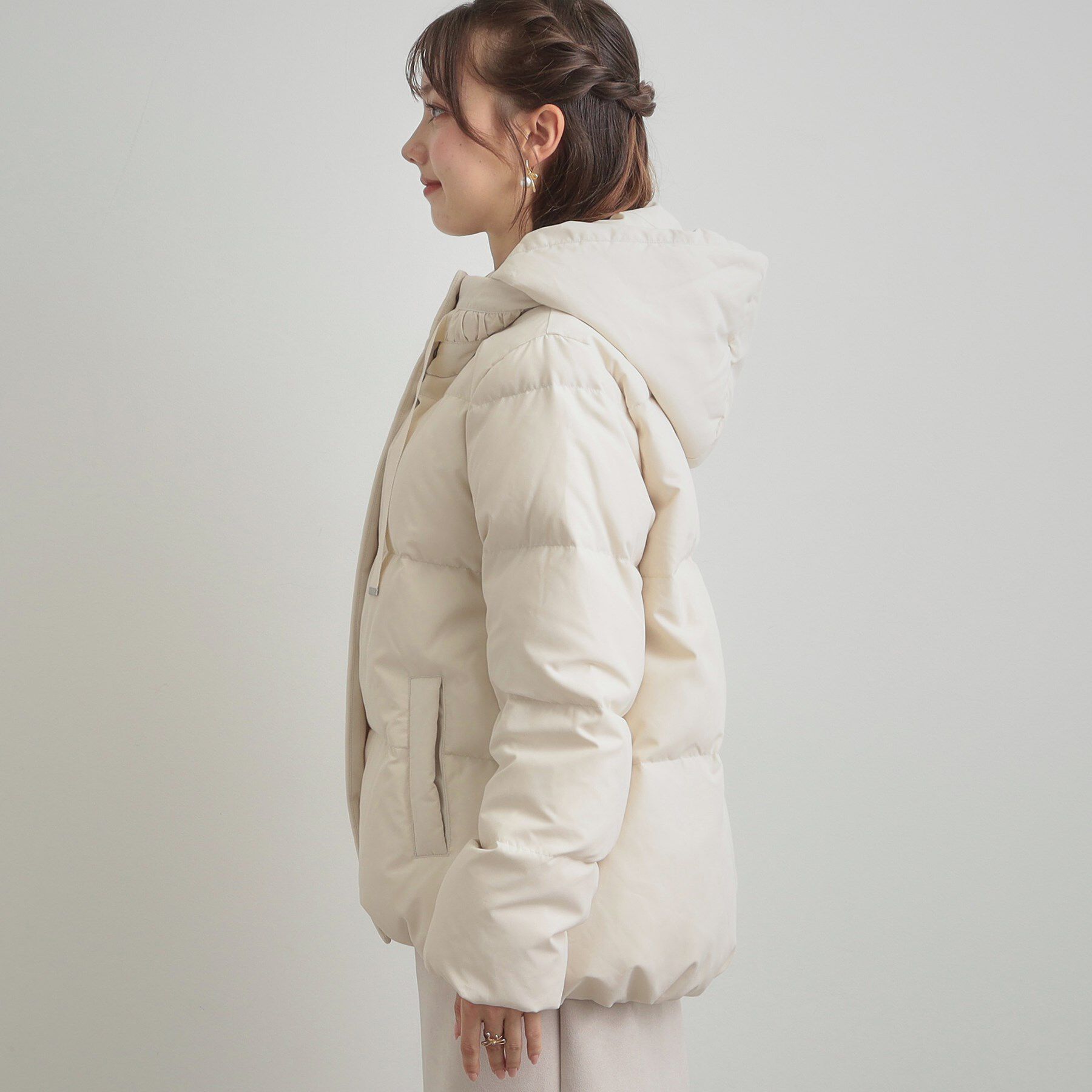 Couture broach「【冬の名品・撥水】愛されダウン」|ダウン|