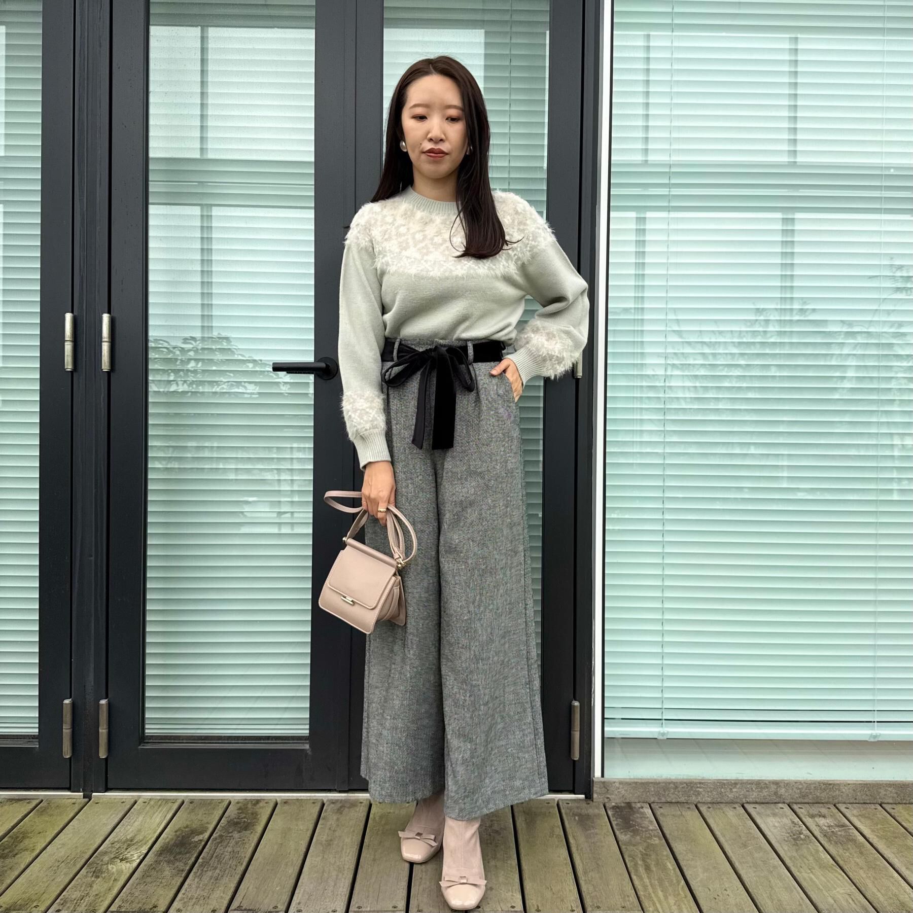 Couture broach「【着映え】求心フェザーニット」|ニット・セーター|