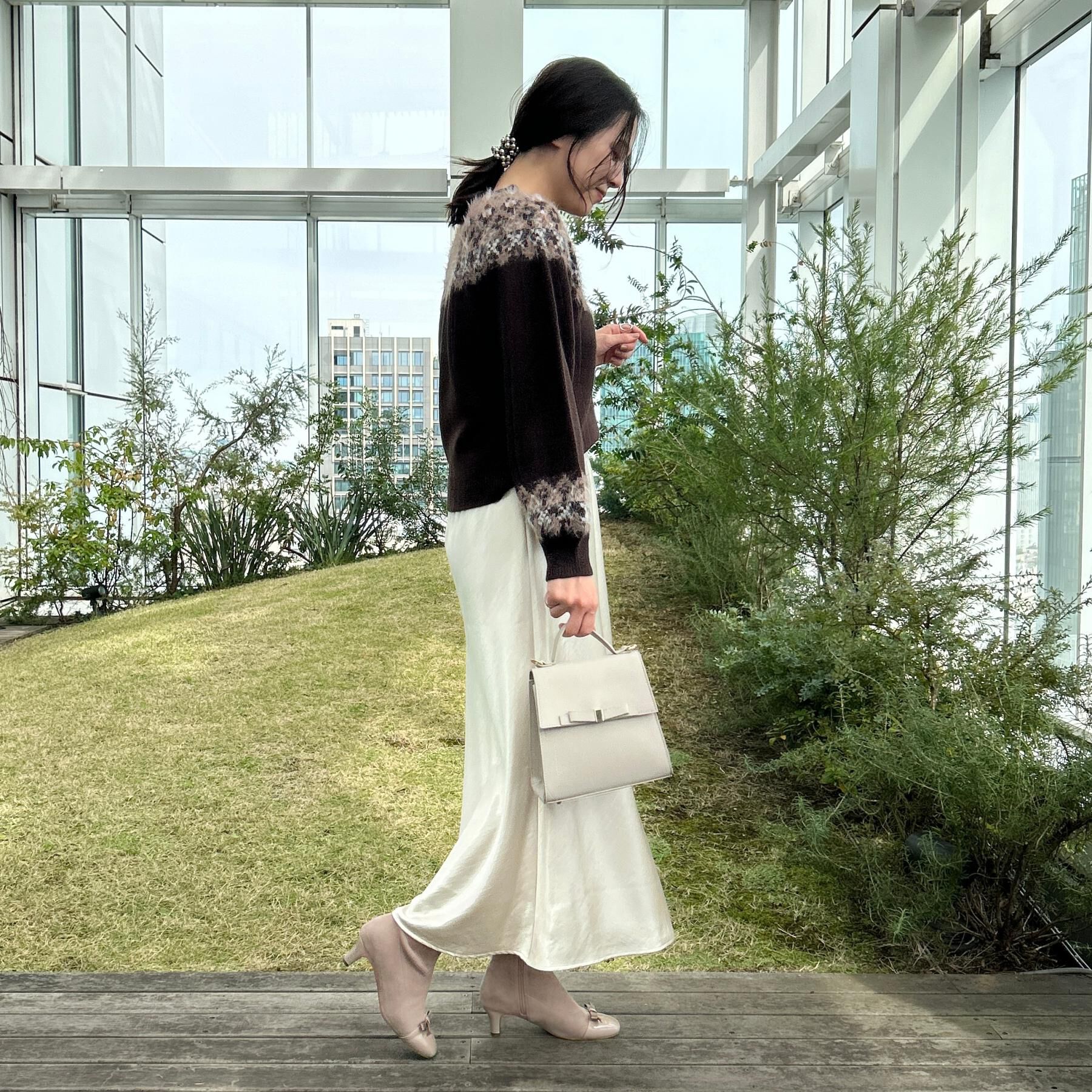 Couture broach「【着映え】求心フェザーニット」|ニット・セーター|