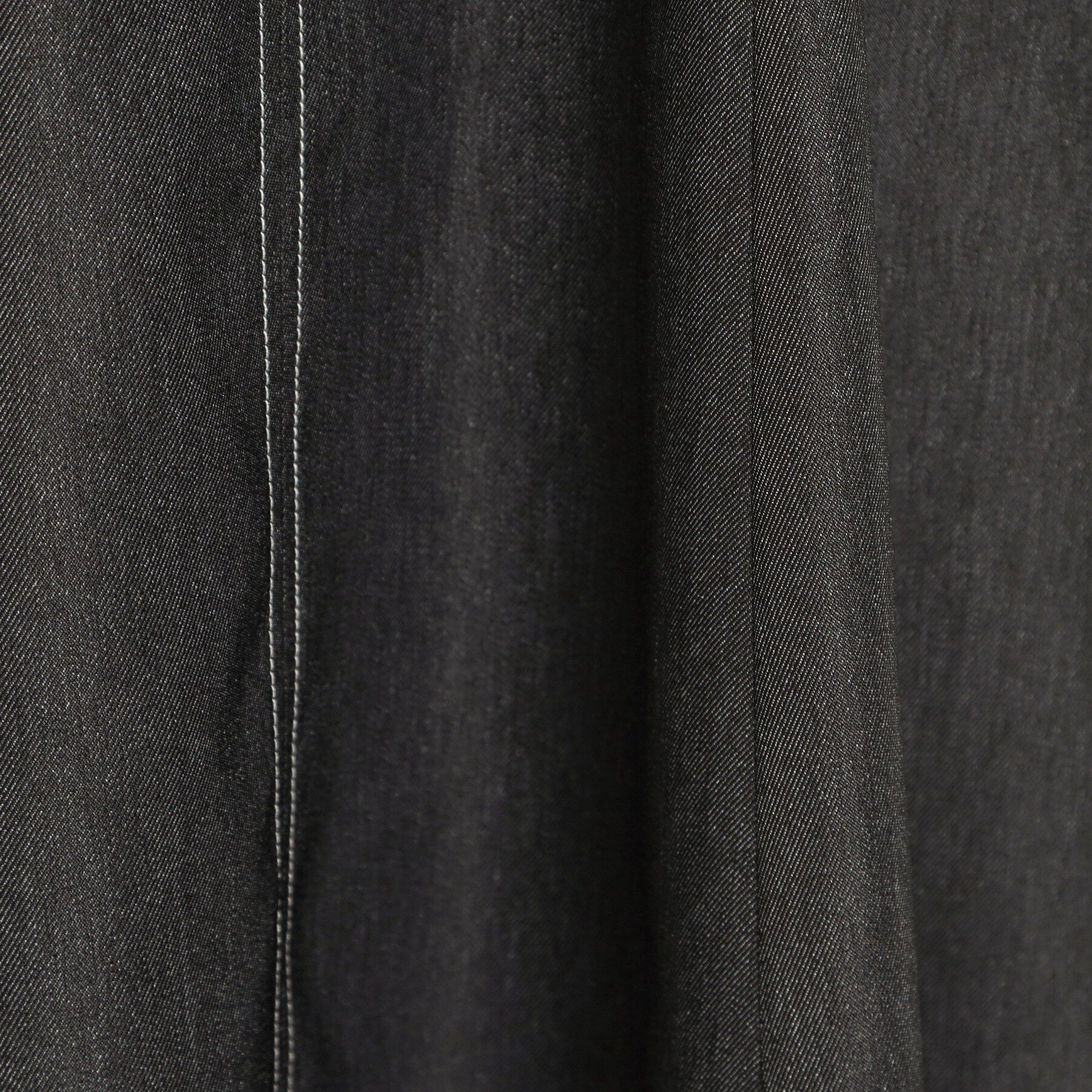 Couture broach「【洗える】デニムライク細リボンジャンスカ」|ワンピース|