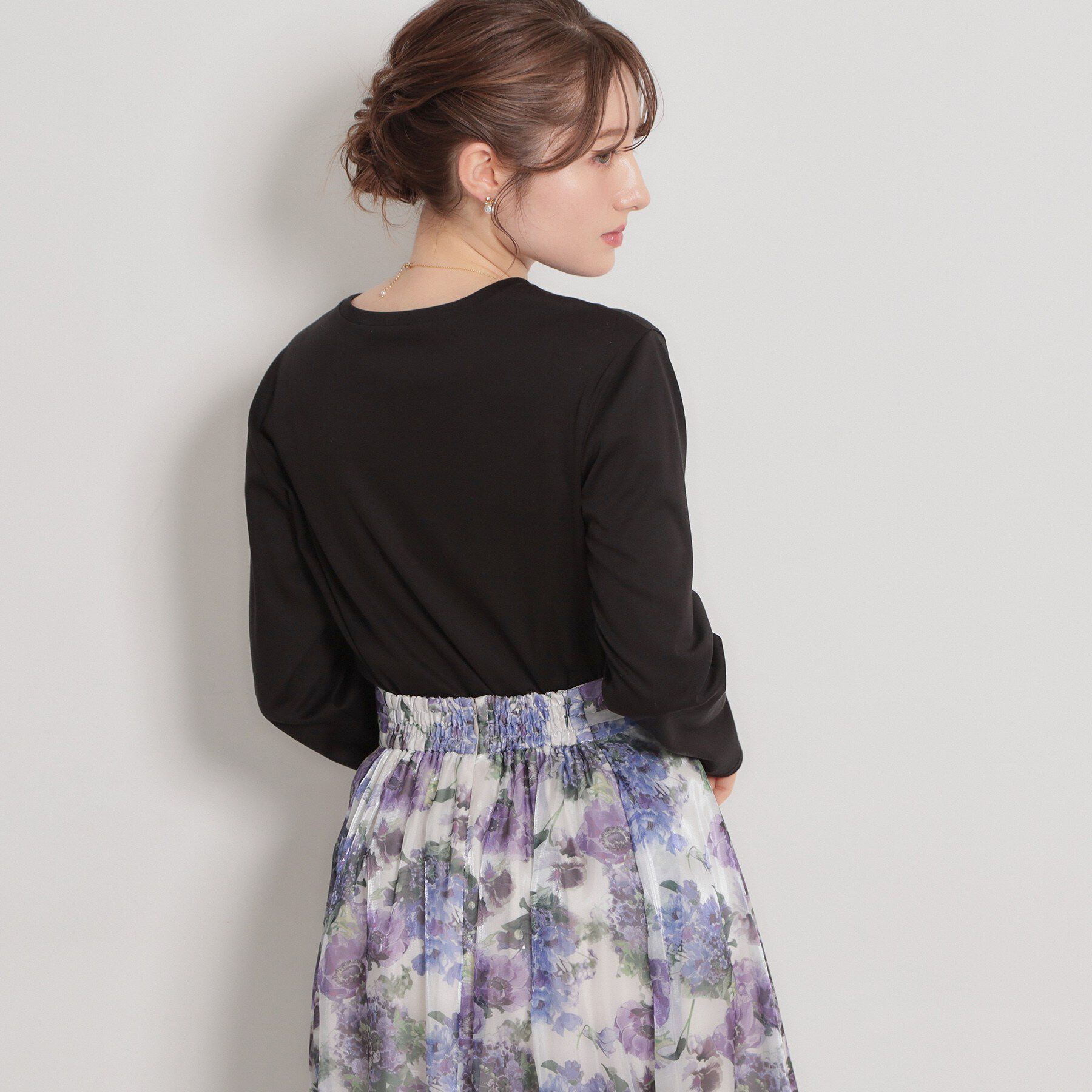 Couture broach「【綿100％・洗える】パリジェンヌ プリントTシャツ」|Tシャツ・カットソー|