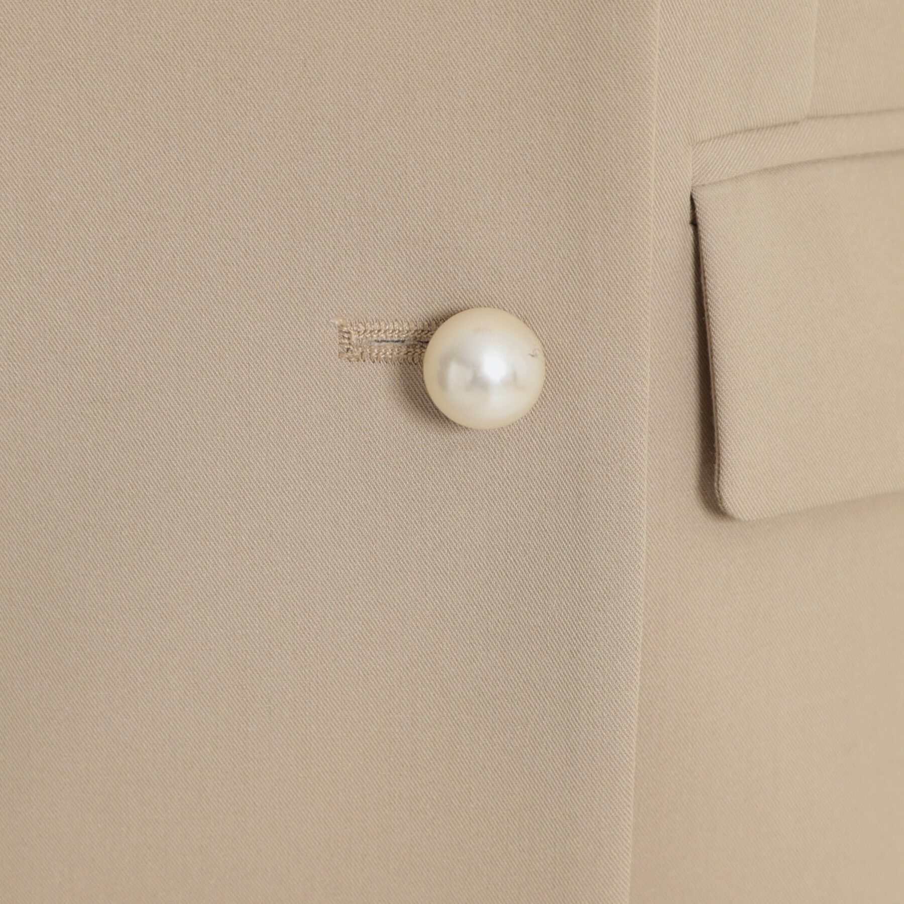 Couture broach「【洗える・ハレの日・通勤】パール調ボタン テーラードジャケット」|テーラードジャケット|