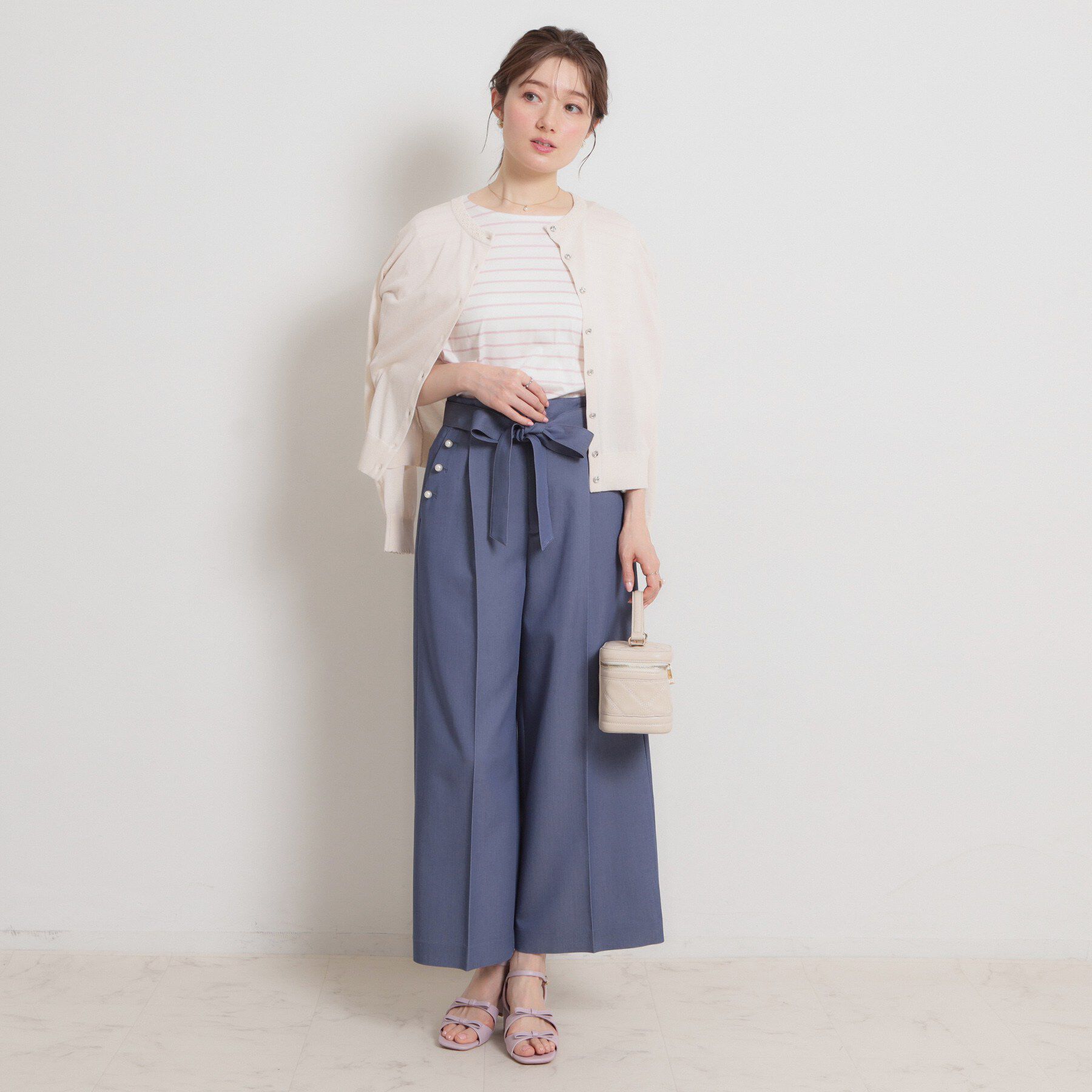 Couture broach「【接触冷感・UVカット】60シルケット エンブロドルマントップス」|Tシャツ・カットソー|