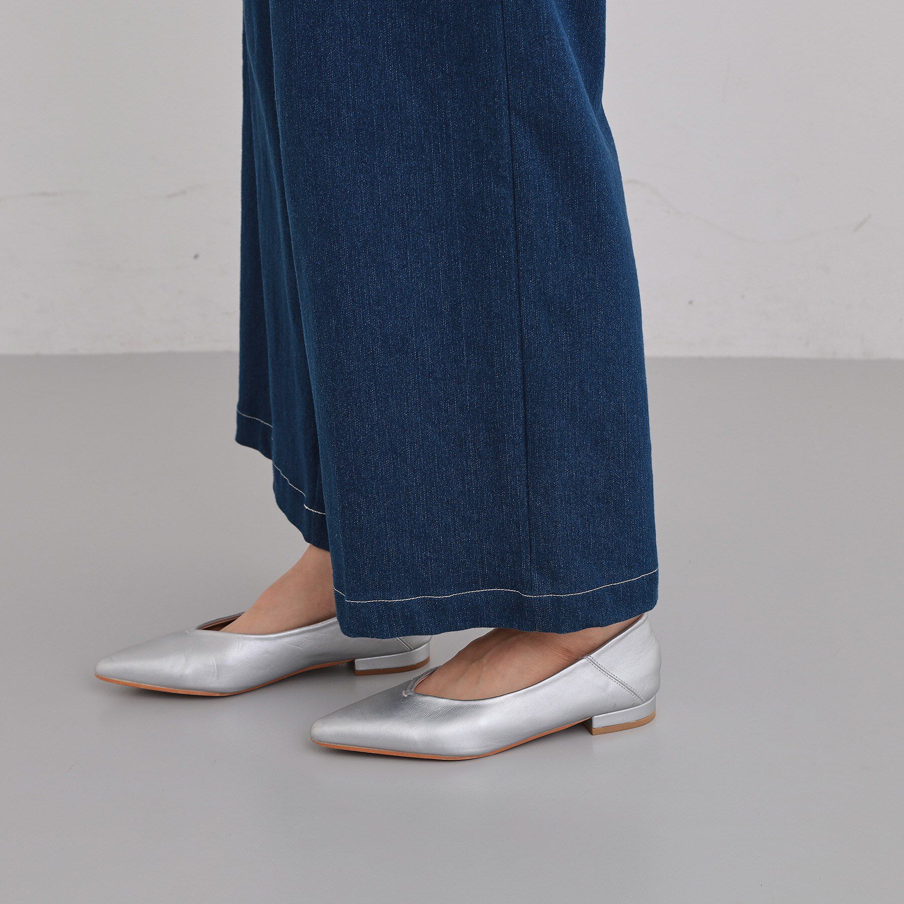 THE SHOP TK「【美脚/オ―ルシーズン】デニムマリンパンツ/洗濯機OK」|デニム|