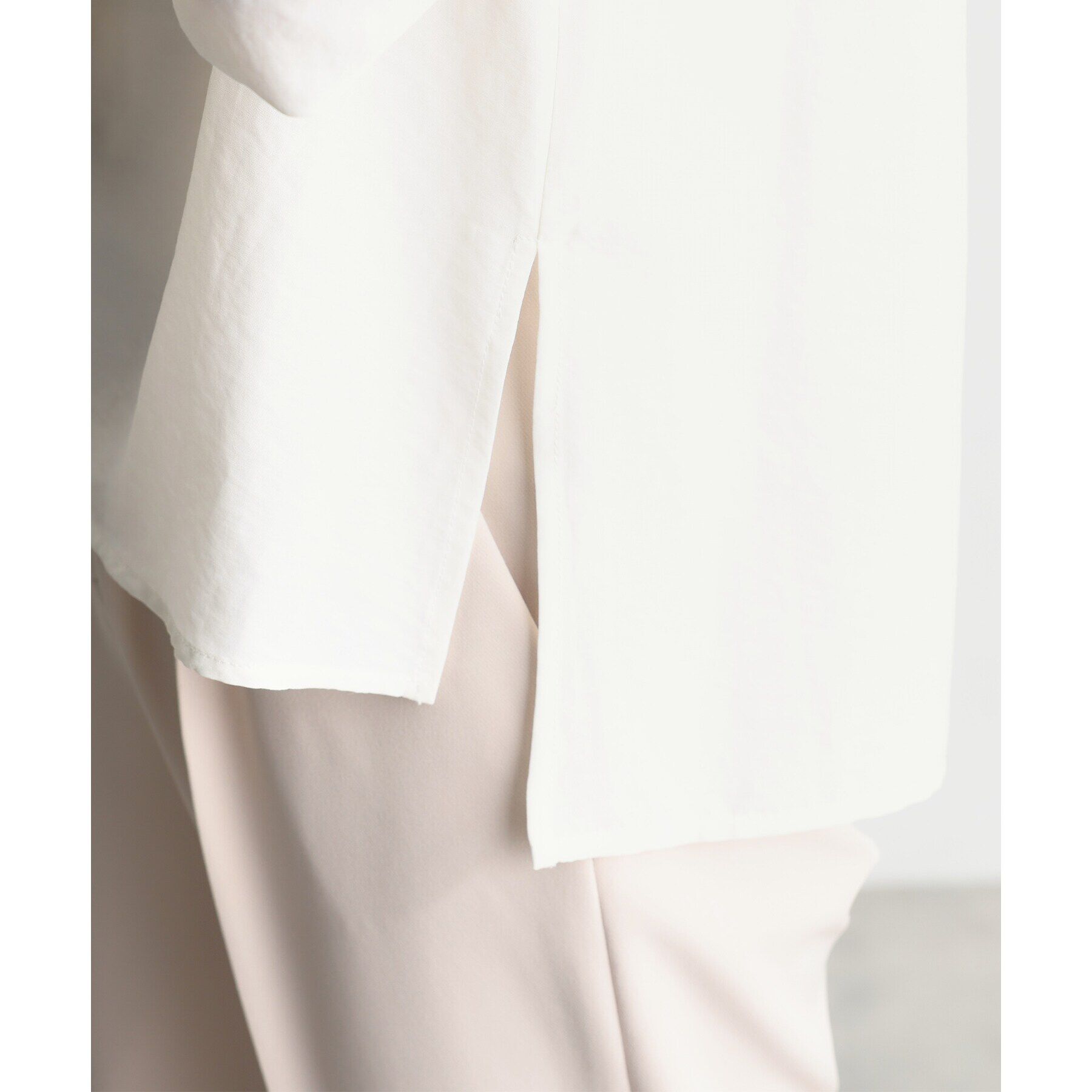 THE SHOP TK「【ONOFF活躍/セレモニー/通勤】ギャザーリボンタイブラウス/洗える」|シャツ・ブラウス|