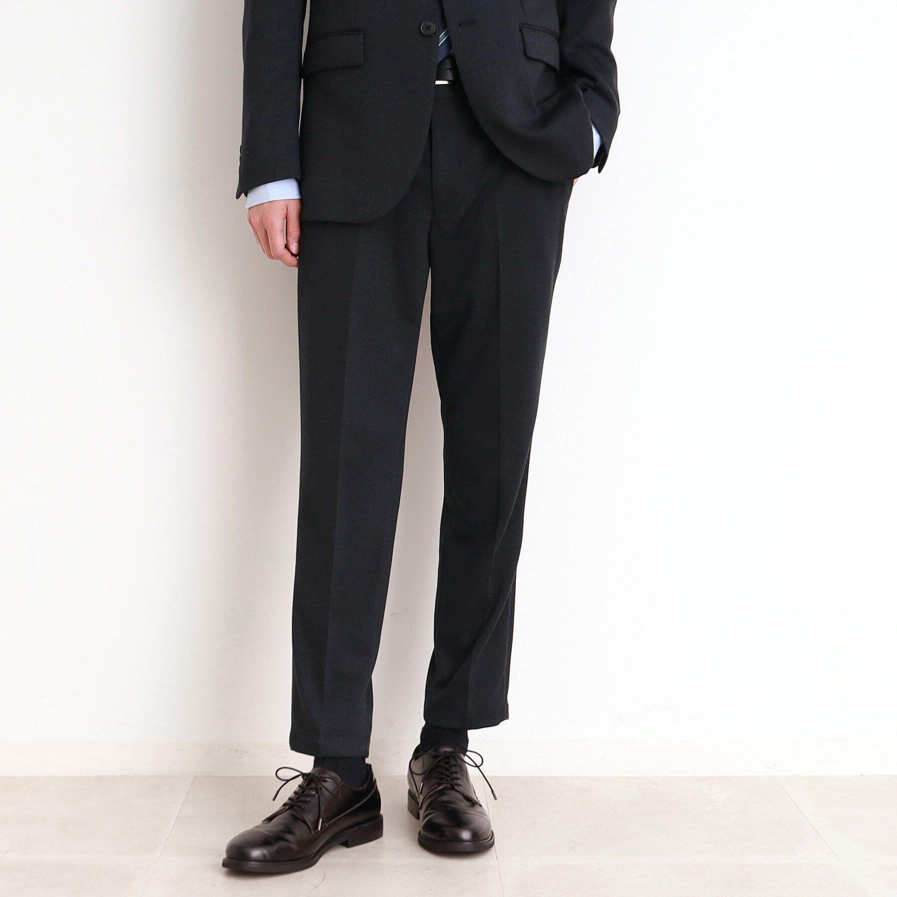 THE SHOP TK「TRポンチカルゼスラックス セットアップ可／ストレッチ」|その他|ネイビー(094)