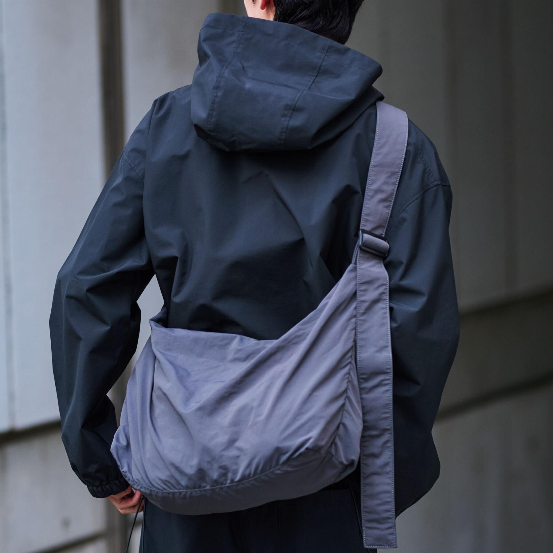 THE SHOP TK「ナイロンビッグショルダー」|ショルダー・メッセンジャー|チャコールグレー(0