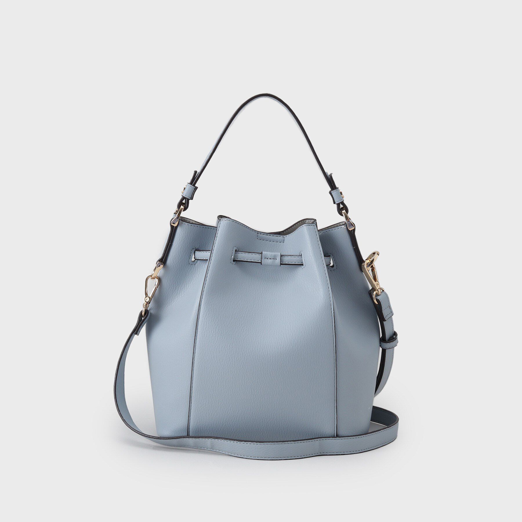 THE SHOP TK「巾着合皮バッグ」|ショルダー・メッセンジャー|