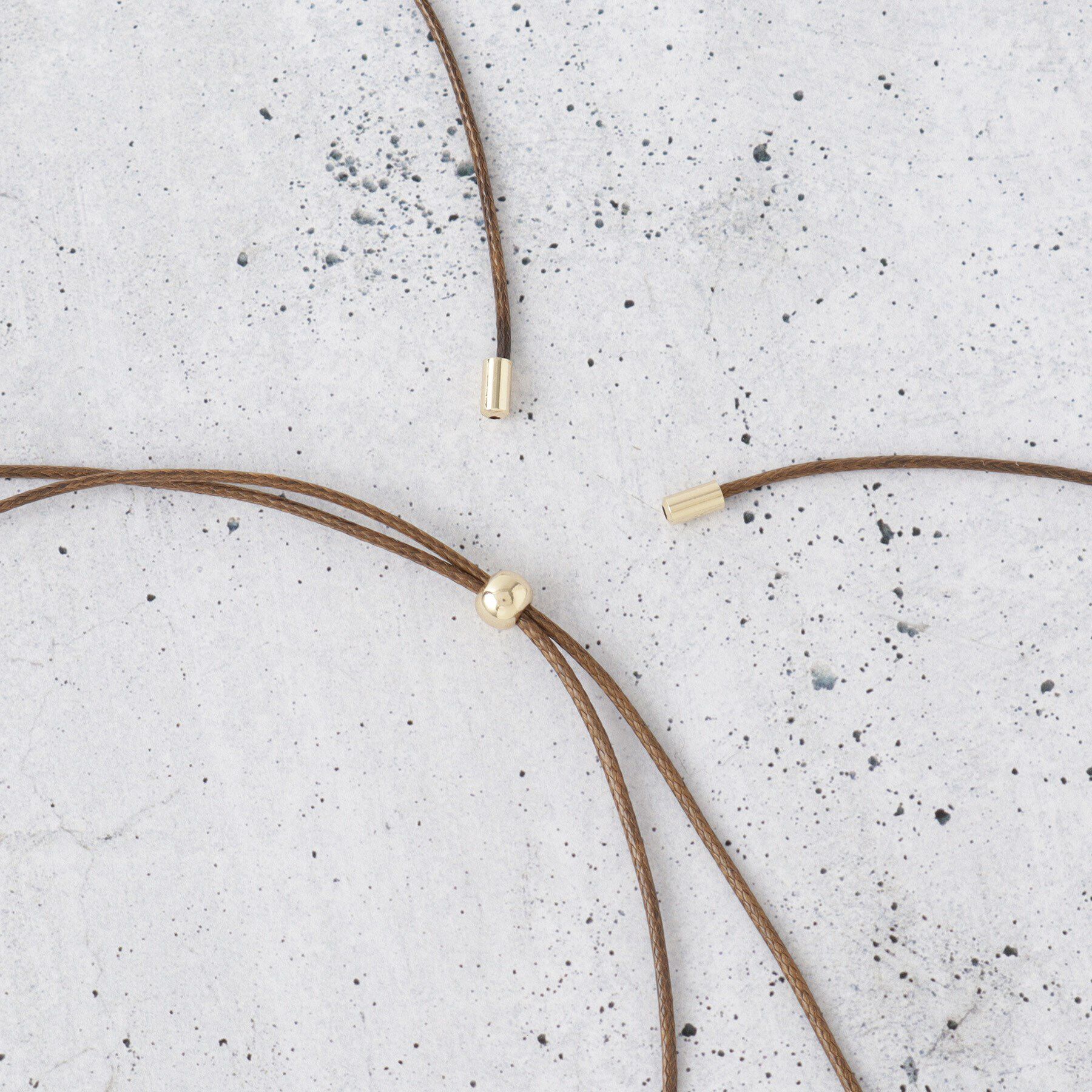 THE SHOP TK「蝋引きクロスチョーカー」|ネックレス|