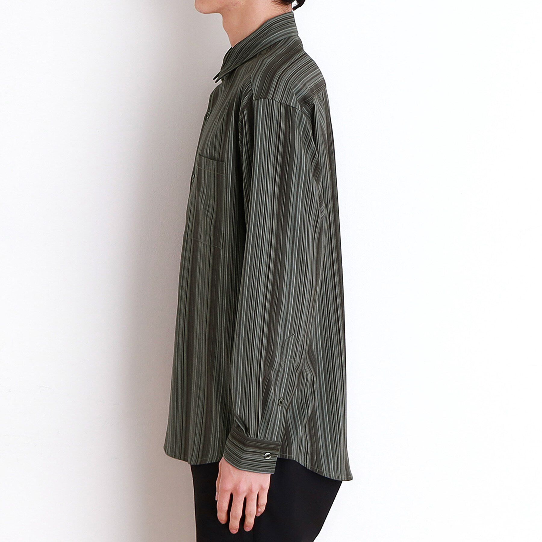 THE SHOP TK「マルチストライプ長袖シャツ」|シャツ・ブラウス|