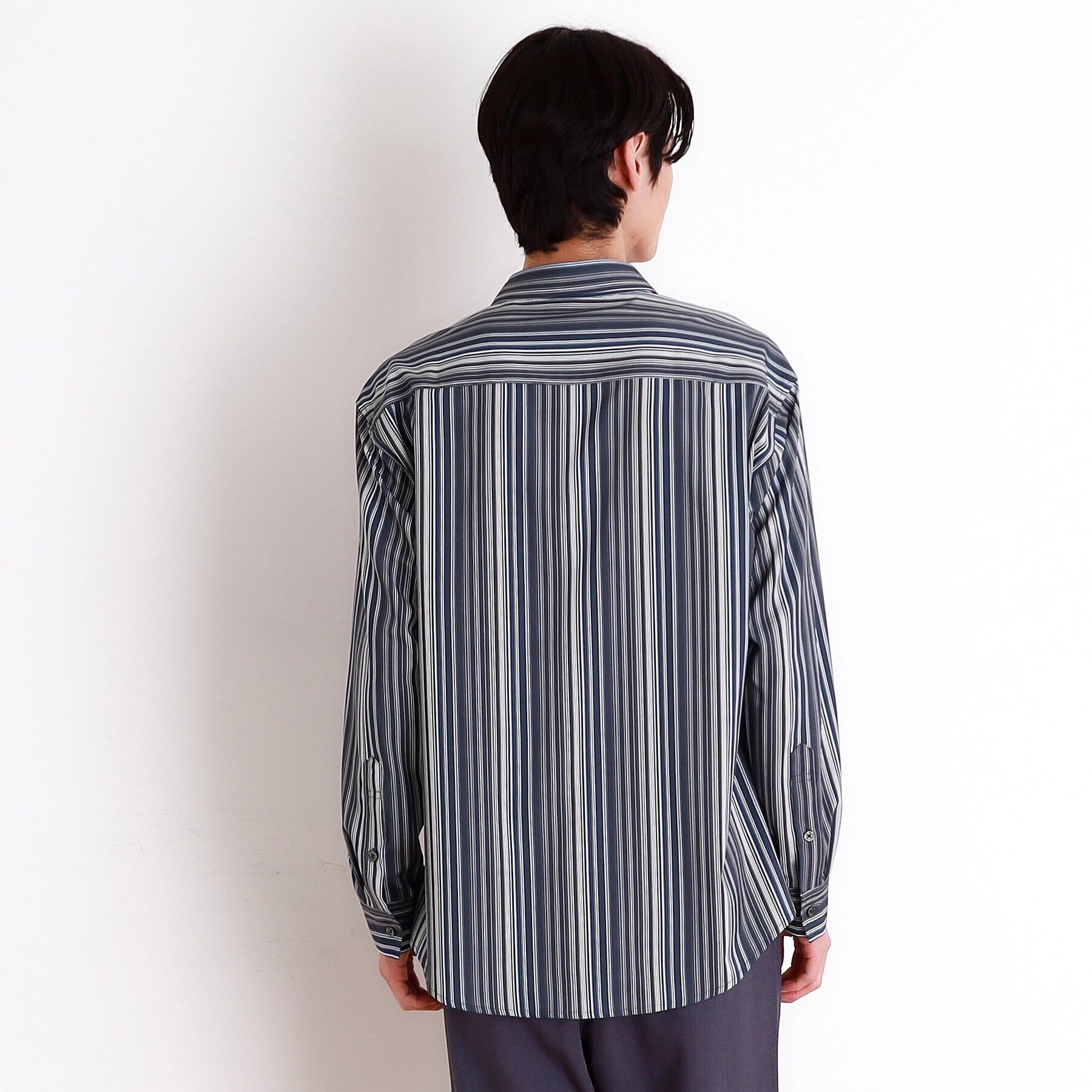 THE SHOP TK「マルチストライプ長袖シャツ」|シャツ・ブラウス|