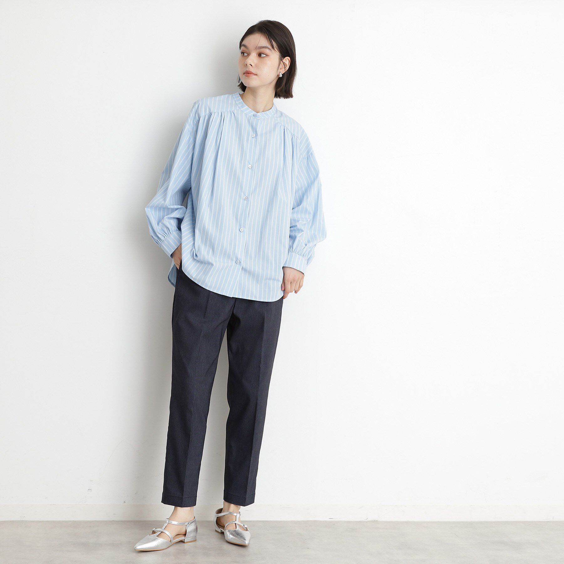 THE SHOP TK「ハイパーストレッチテーパードパンツ【洗える】」|その他|