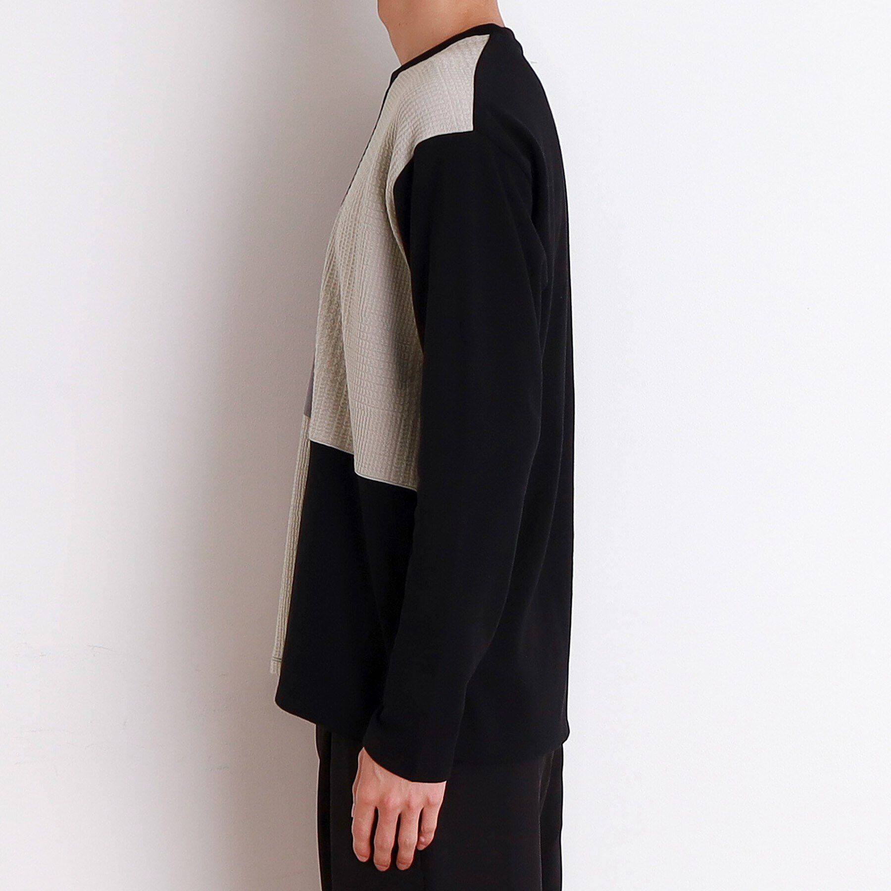 THE SHOP TK「パネルブロッキング長袖Tシャツ」|Tシャツ・カットソー|