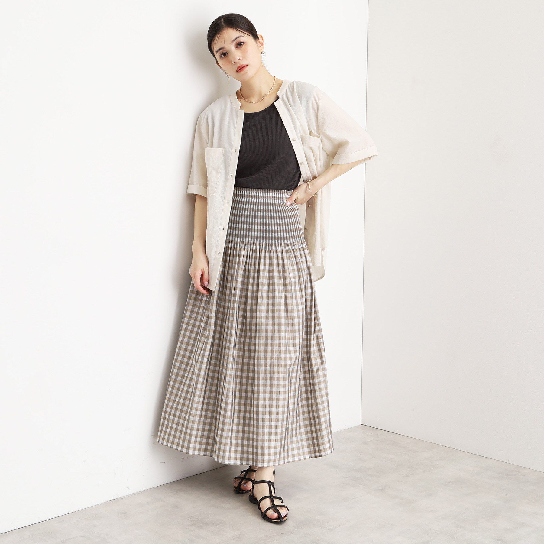 THE SHOP TK「リバーシブルスカート【洗える】」|スカート|