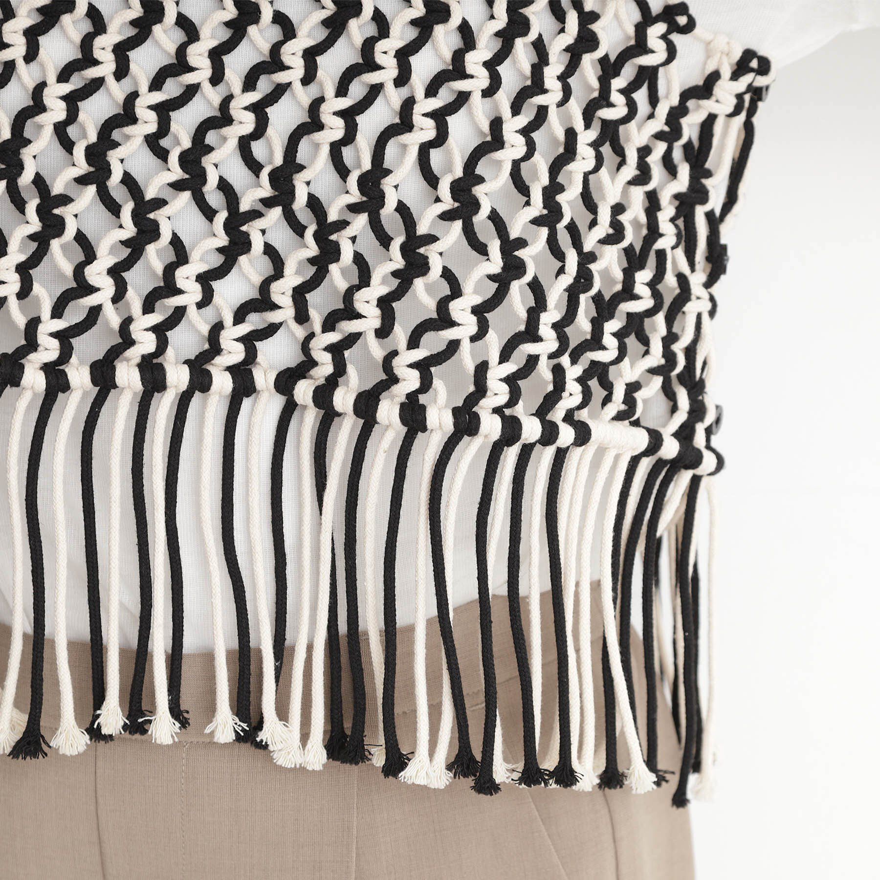 THE SHOP TK「マクラメビスチェ」|キャミソール|