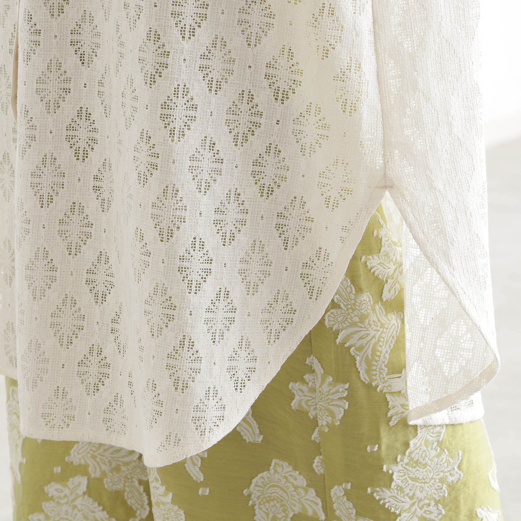 THE SHOP TK「レースシャツワンピース」|ワンピース|