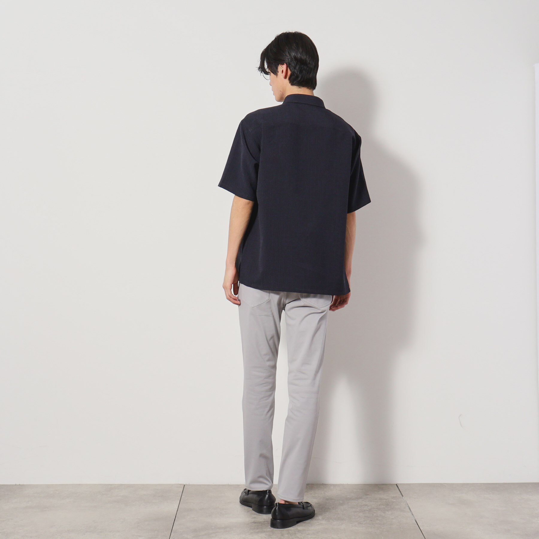 THE SHOP TK「リネンライク半袖シャツ セットアップ可」|シャツ・ブラウス|