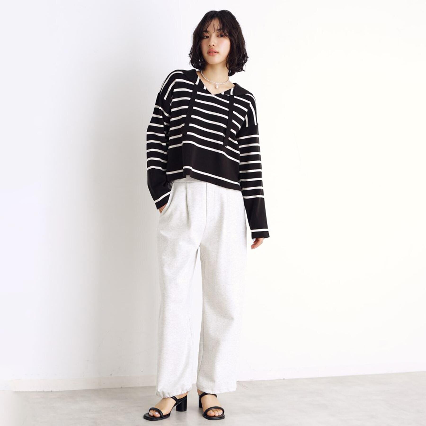 THE SHOP TK「スウェットワイドパンツ【洗える】」|その他|