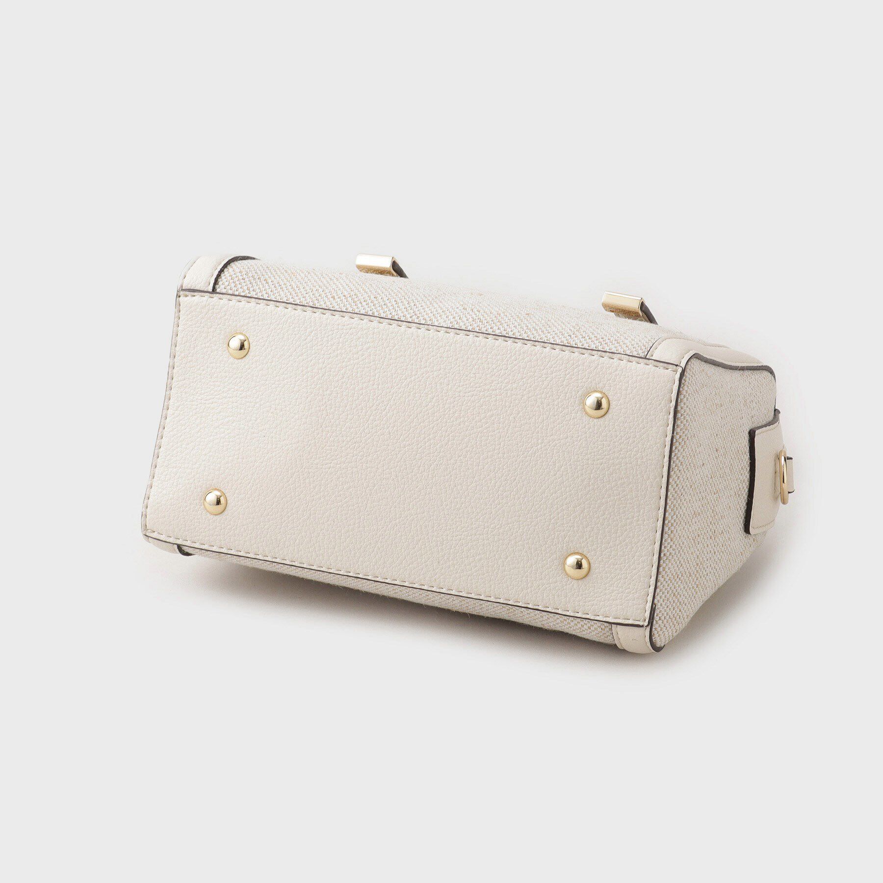 THE SHOP TK「キャンバス合皮コンビミニバッグ」|ショルダー・メッセンジャー|