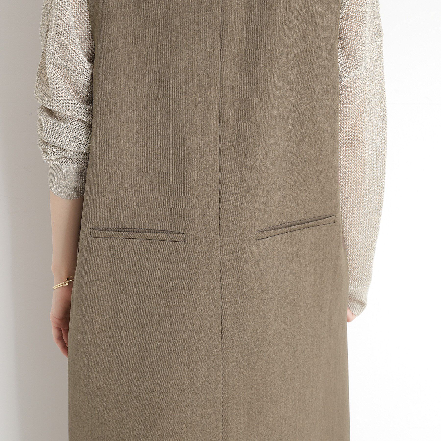 THE SHOP TK「2WAYジップジャンスカ【洗える】」|ワンピース|