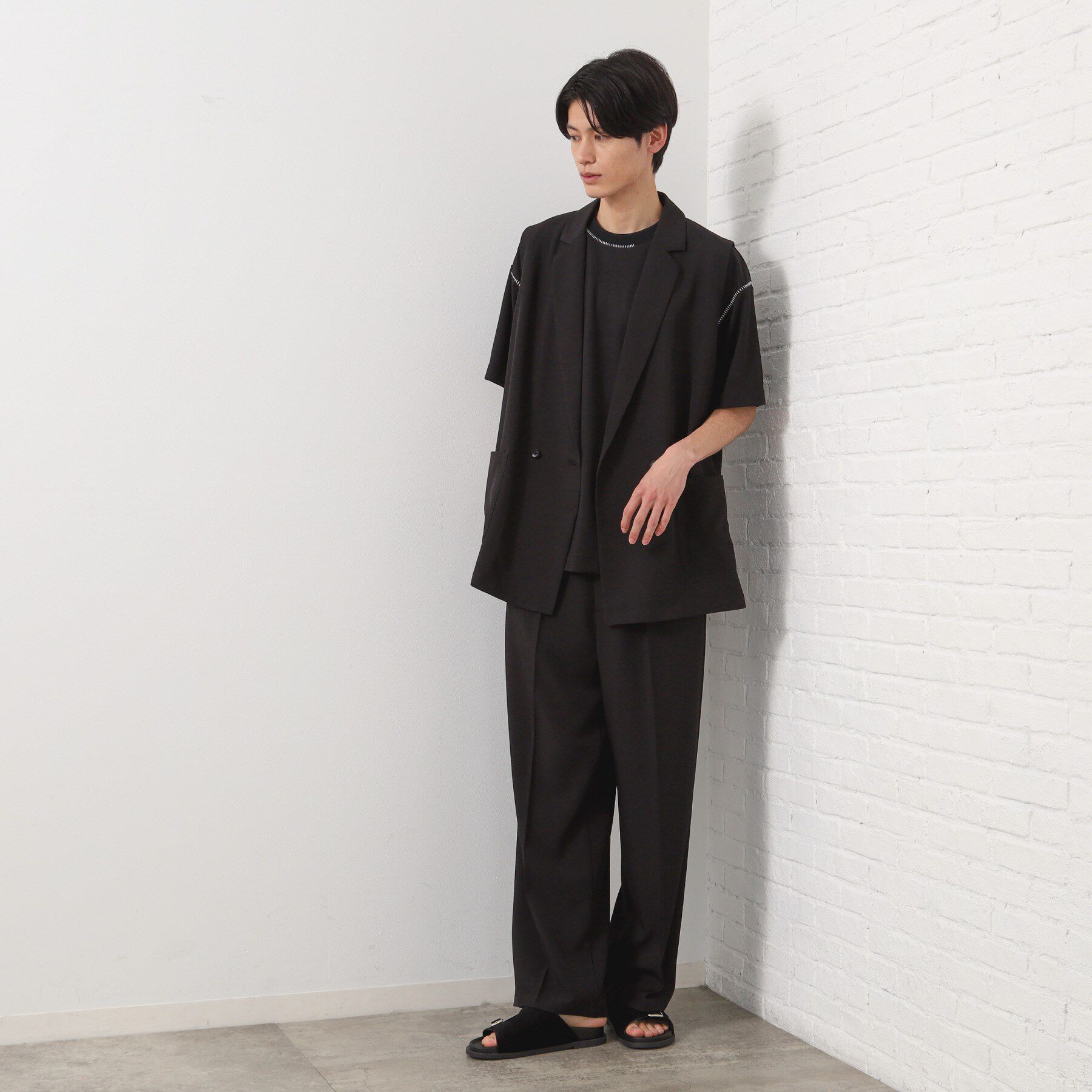 THE SHOP TK「ダブルジレ【セットアップ可/洗濯機OK】」|ベスト・ジレ|