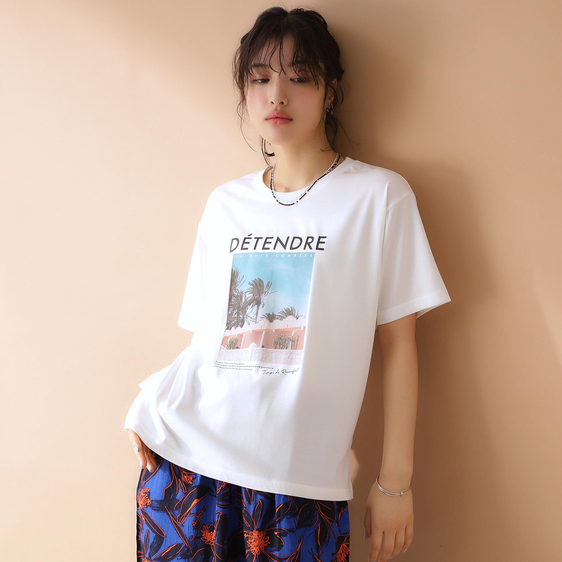 THE SHOP TK「ロゴアソートTシャツ【接触冷感/UVケア/洗濯機OK】」|Tシャツ・カットソー|