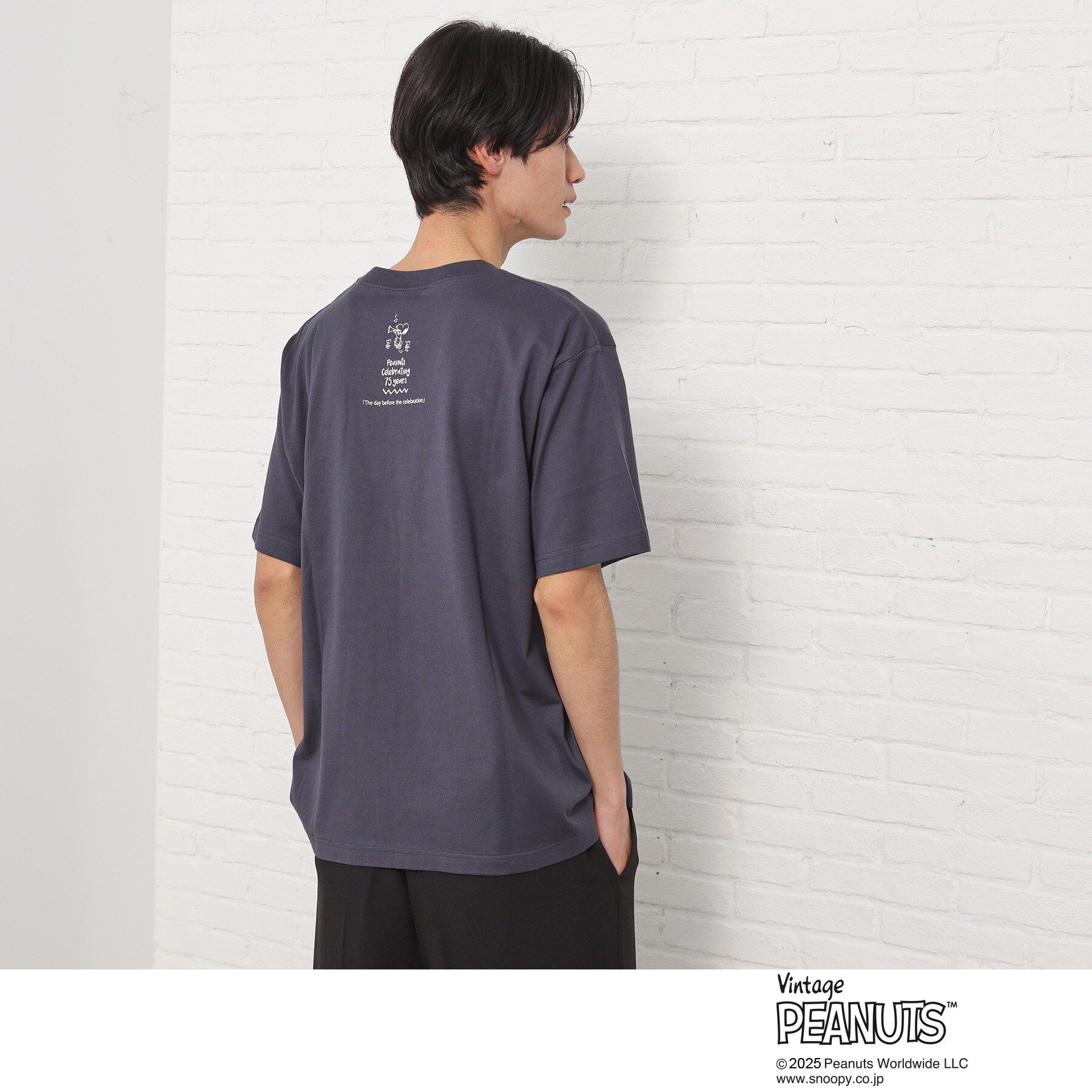 THE SHOP TK「75周年PEANUTSデザイン半袖Tシャツ」|Tシャツ・カットソー|
