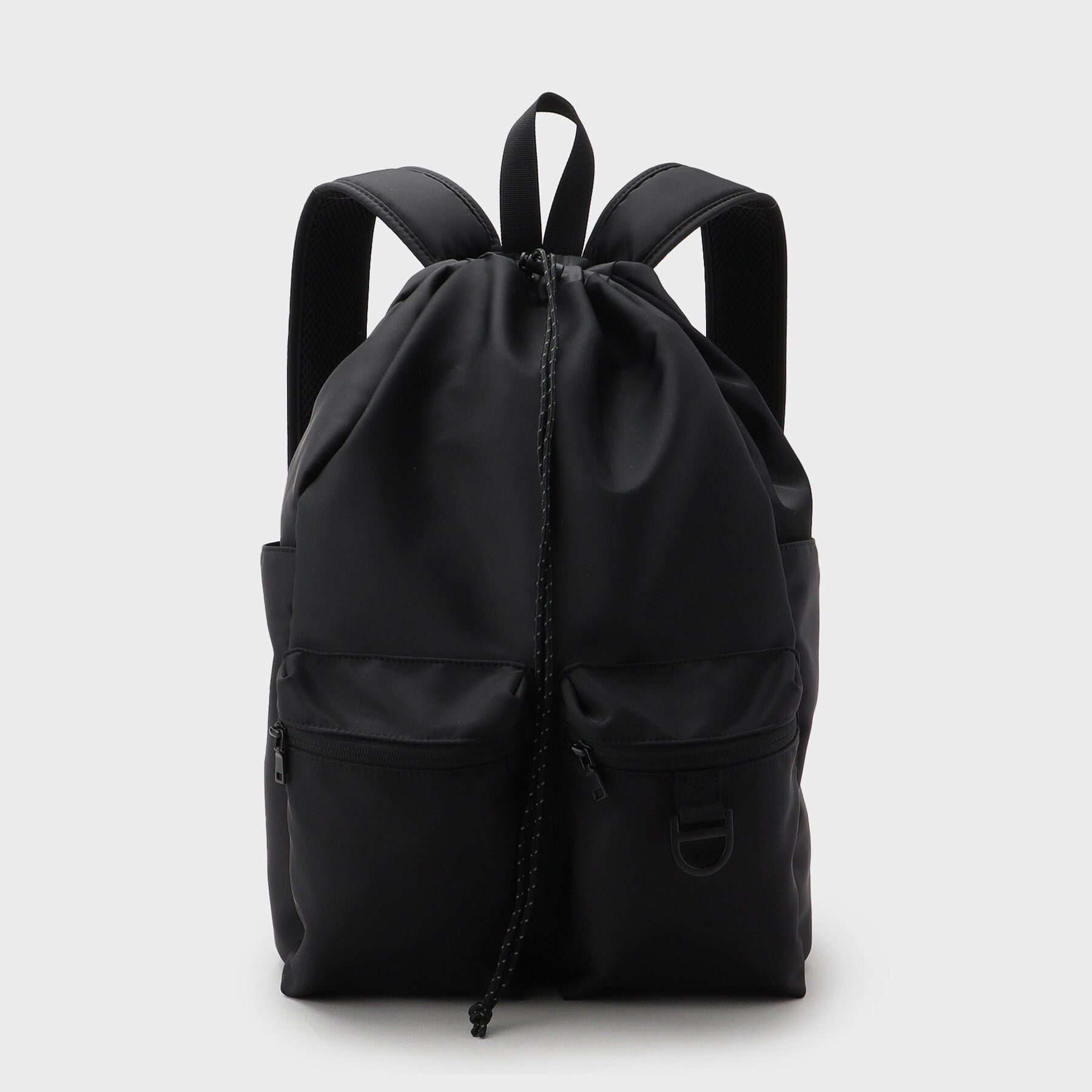 THE SHOP TK「ダブルポケット巾着バック ／ ナップサック」|リュック|