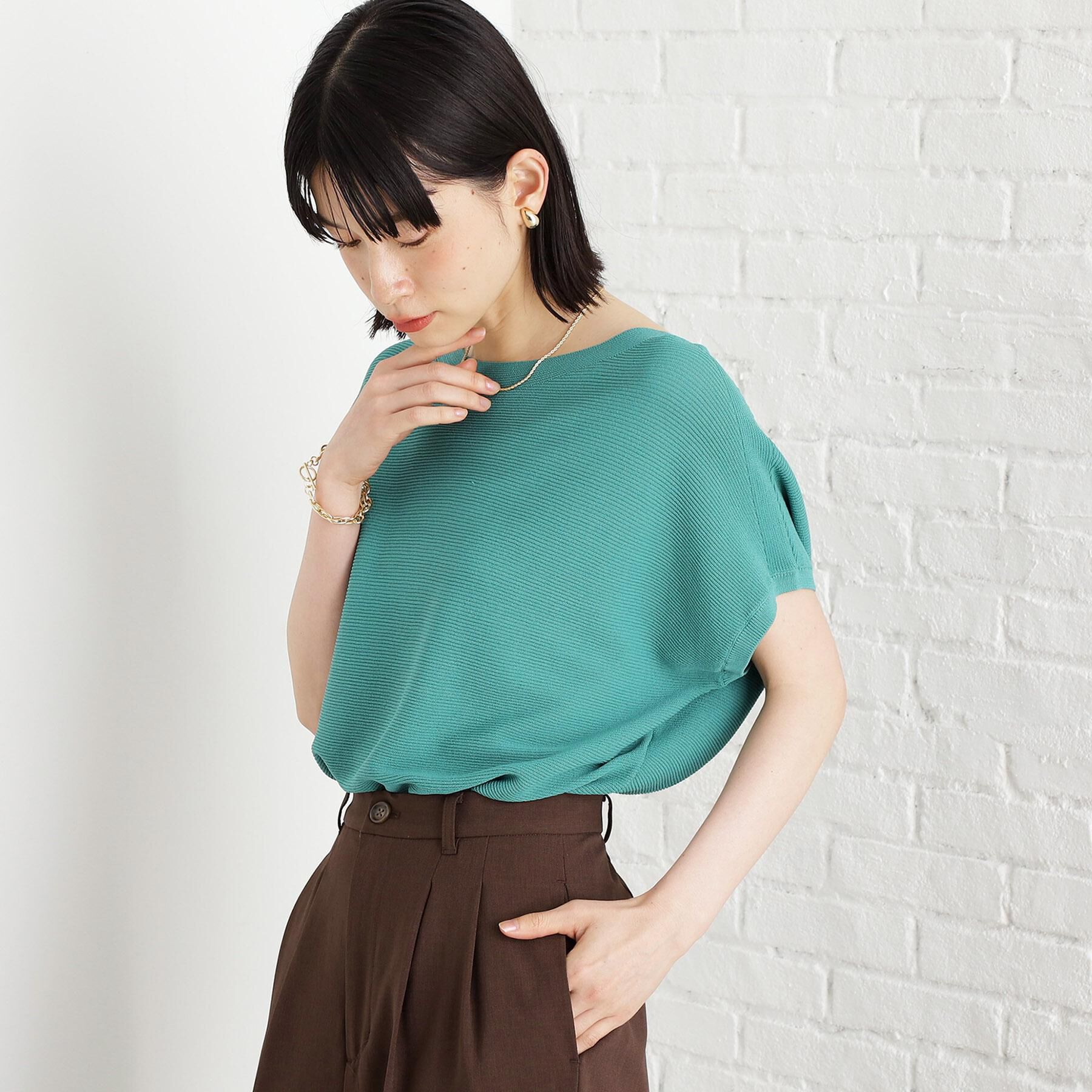 THE SHOP TK「【6色展開】さらさらフレンチニット【毛玉になりにくい/洗濯機OK】」|ニット・セーター|