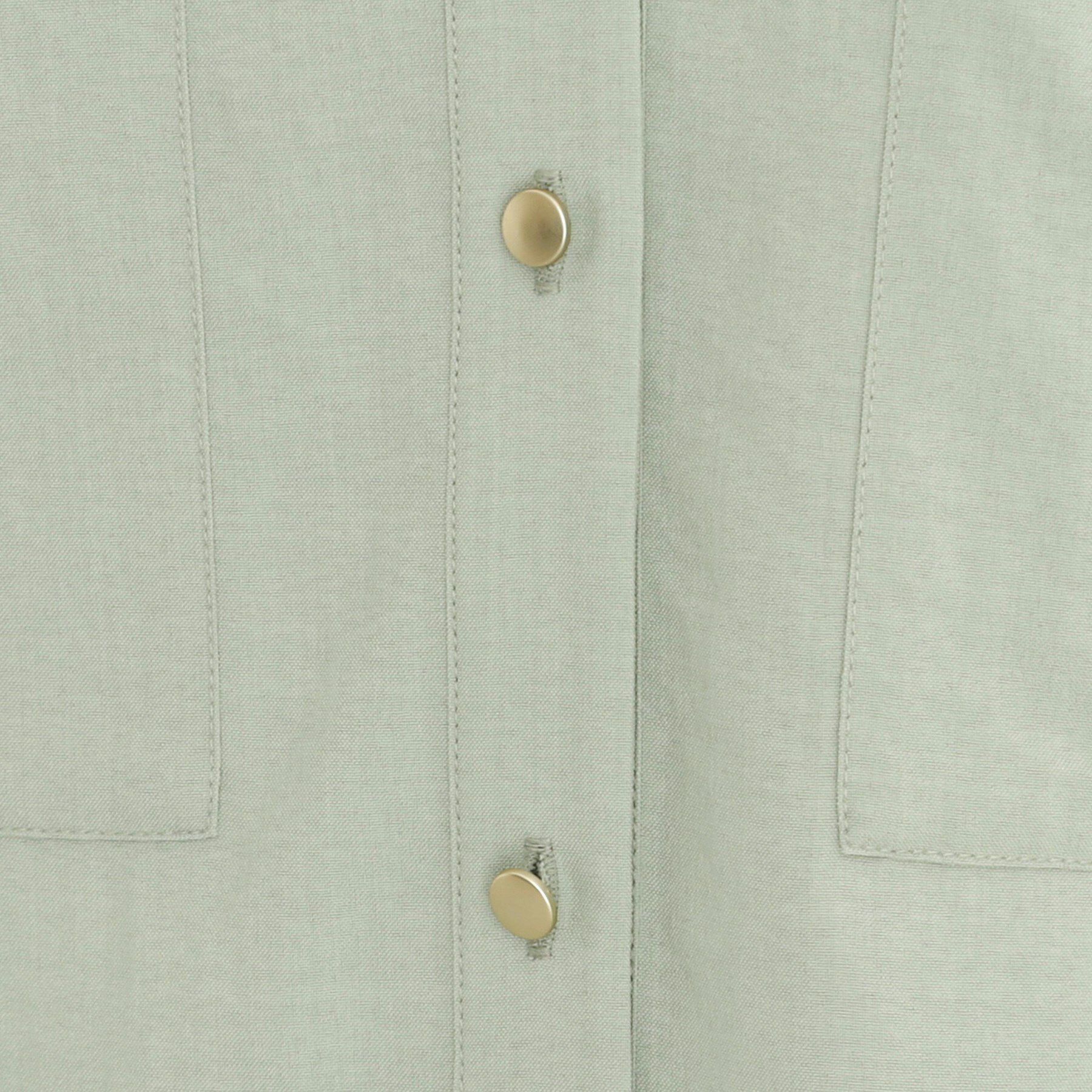 THE SHOP TK「ダブルポケット5分袖シャツ/体型カバー／洗濯機OK」|シャツ・ブラウス|