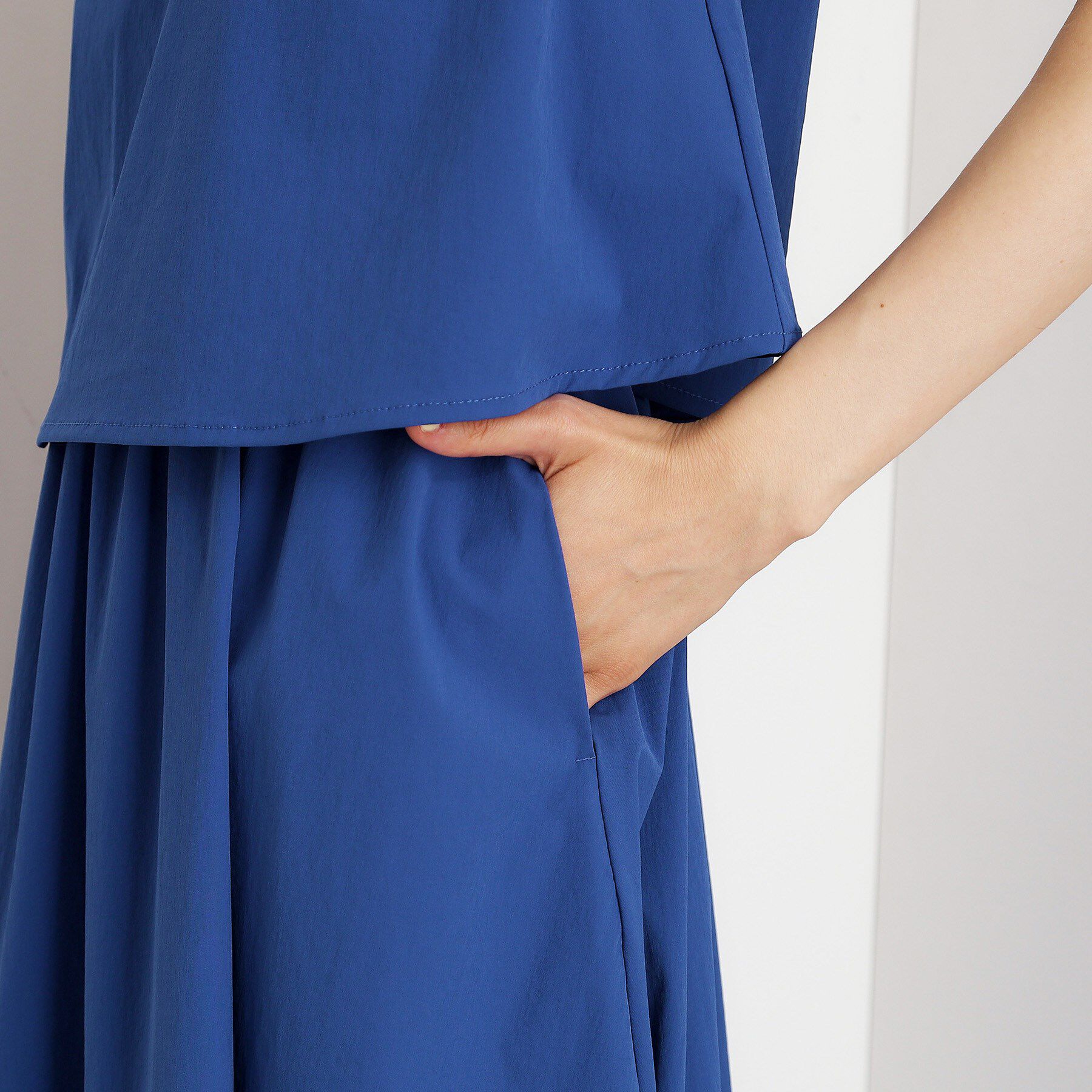 THE SHOP TK「ドッキングワンピース【接触冷感/撥水/UVカット/洗濯機OK】」|ワンピース|