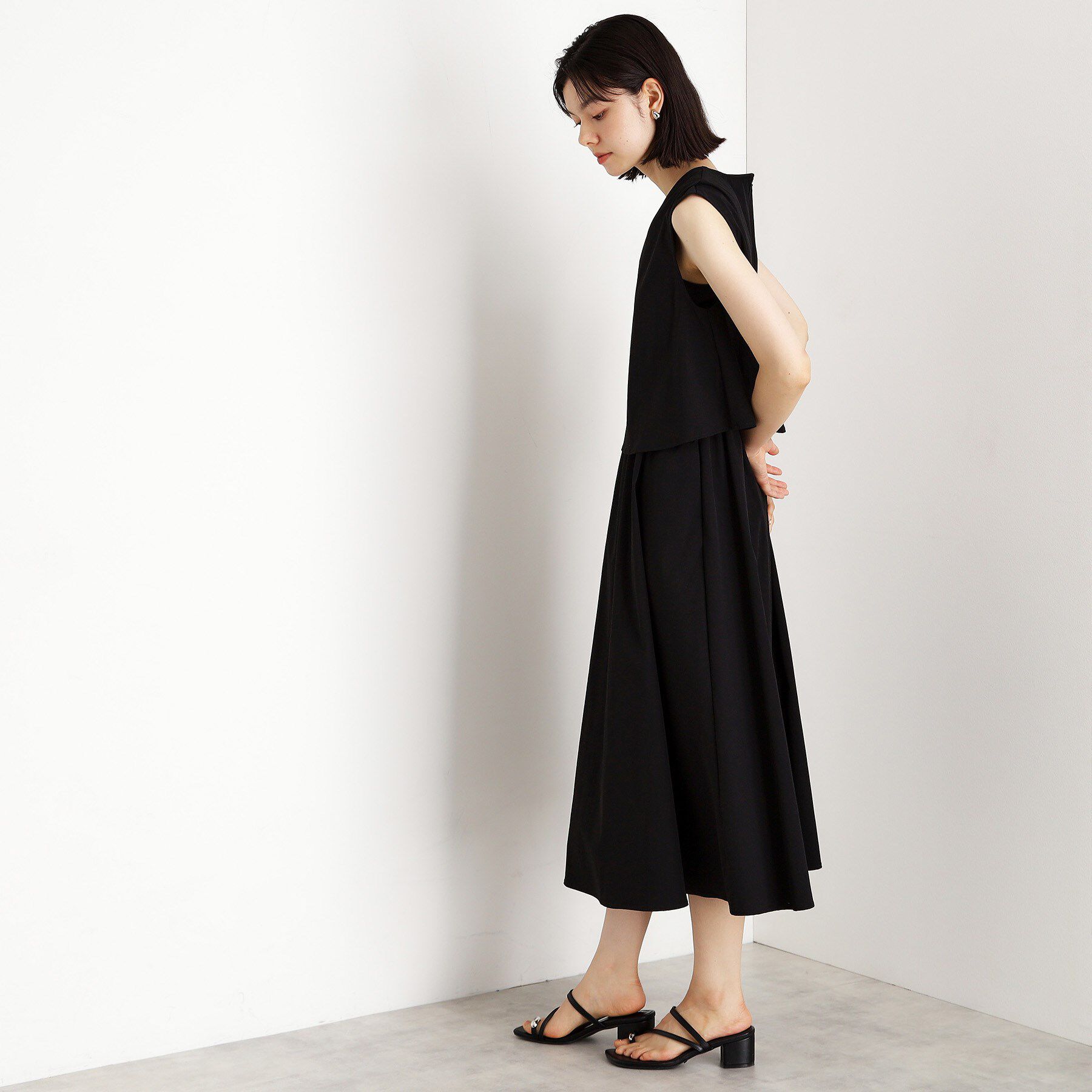 THE SHOP TK「ドッキングワンピース【接触冷感/撥水/UVカット/洗濯機OK】」|ワンピース|