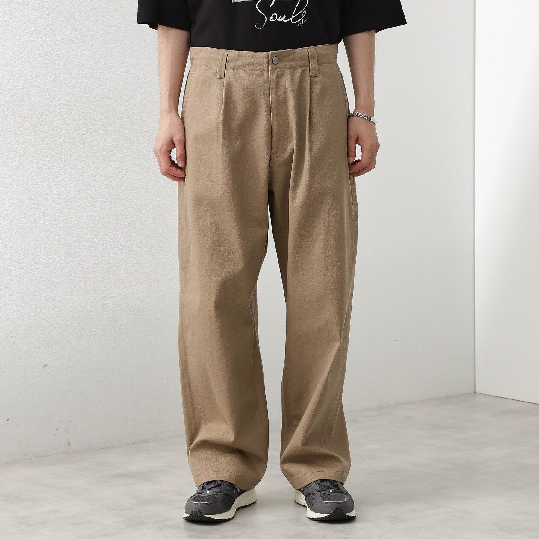 THE SHOP TK「ツイルチノワイドパンツ」|その他|