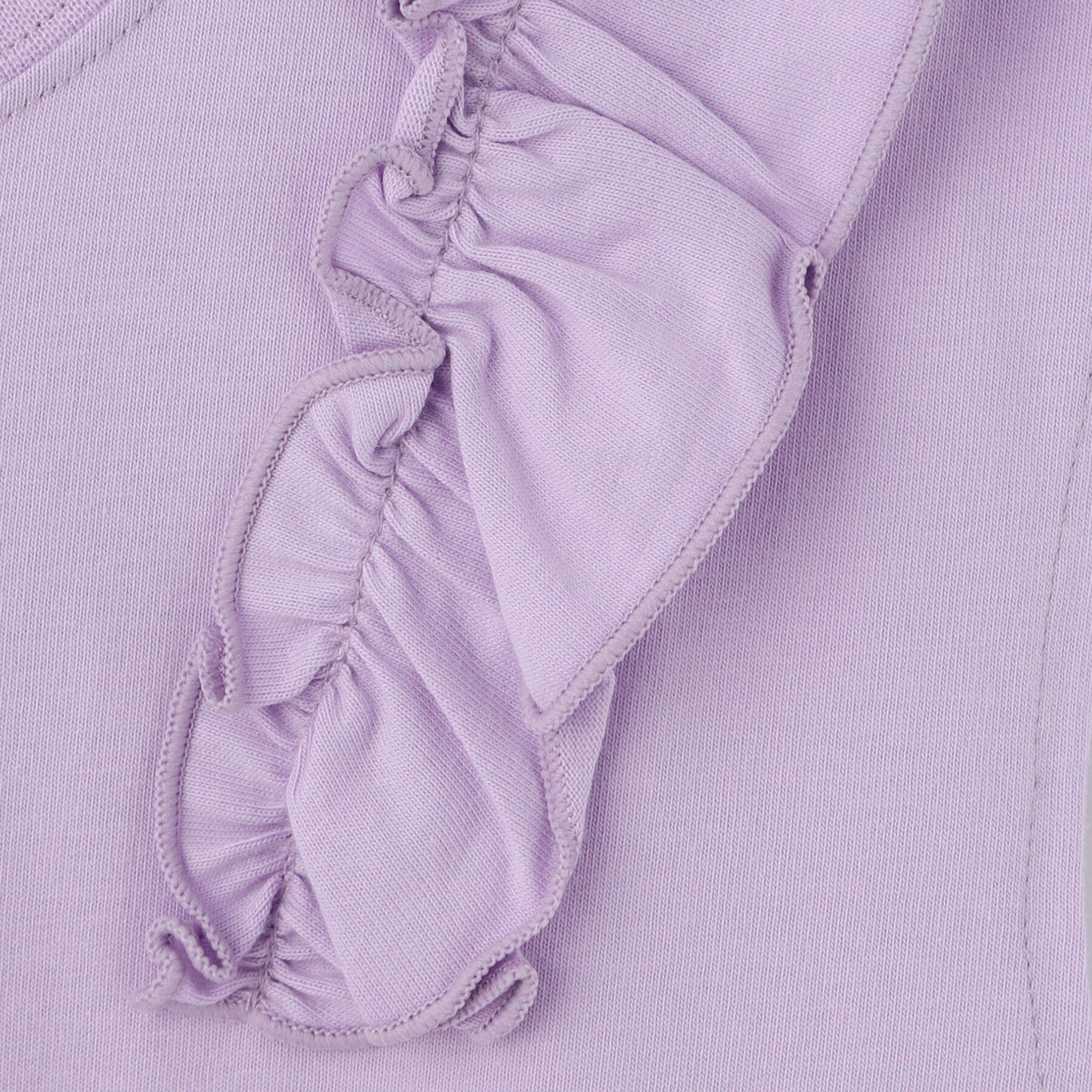 THE SHOP TK「【110ー160】コットン肩フリルTシャツ」|Tシャツ・カットソー|