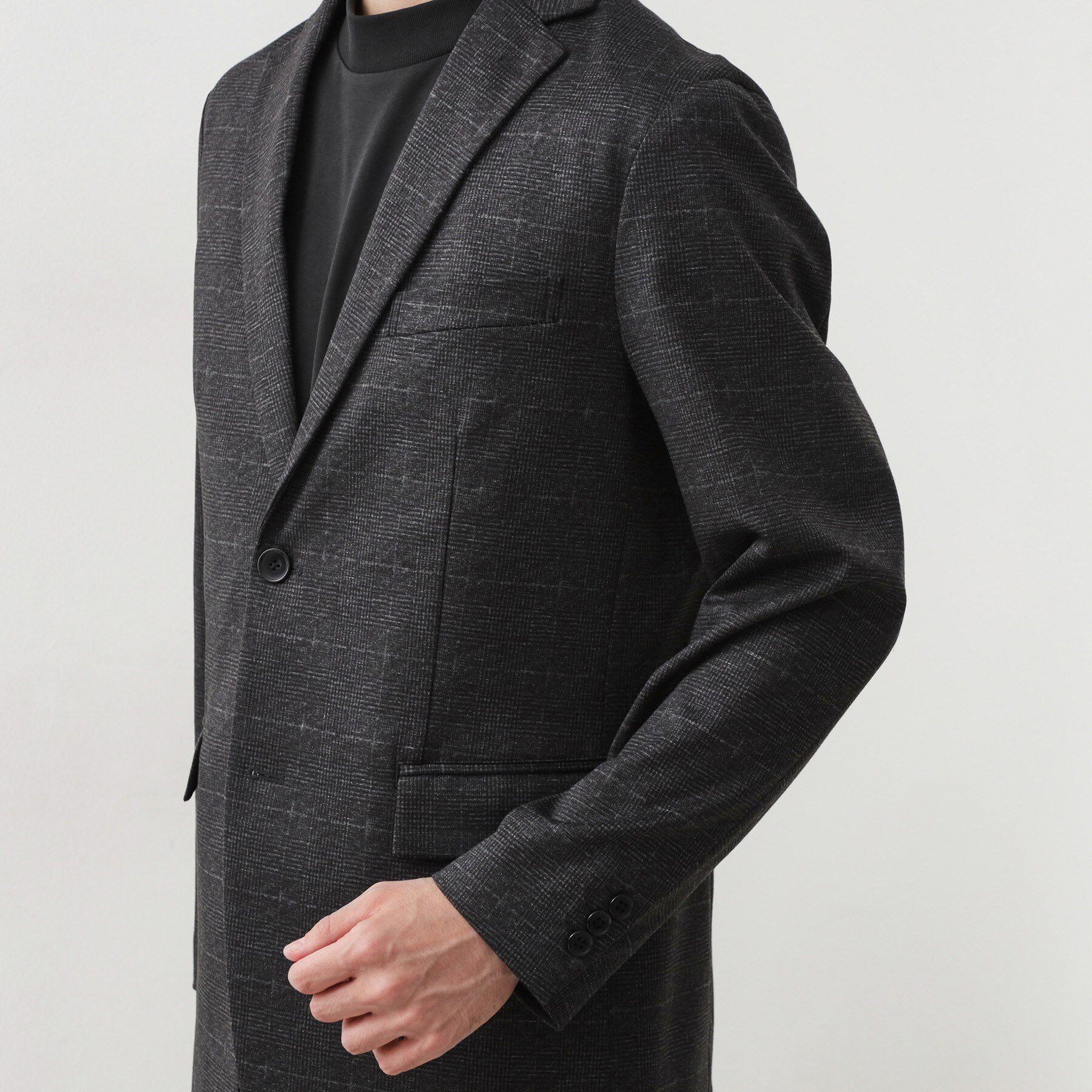 THE SHOP TK「ライトTRジャージジャケット【洗濯機OK/毛玉ができにくい/ストレッチ/セットアップ可】」|テーラードジャケット|