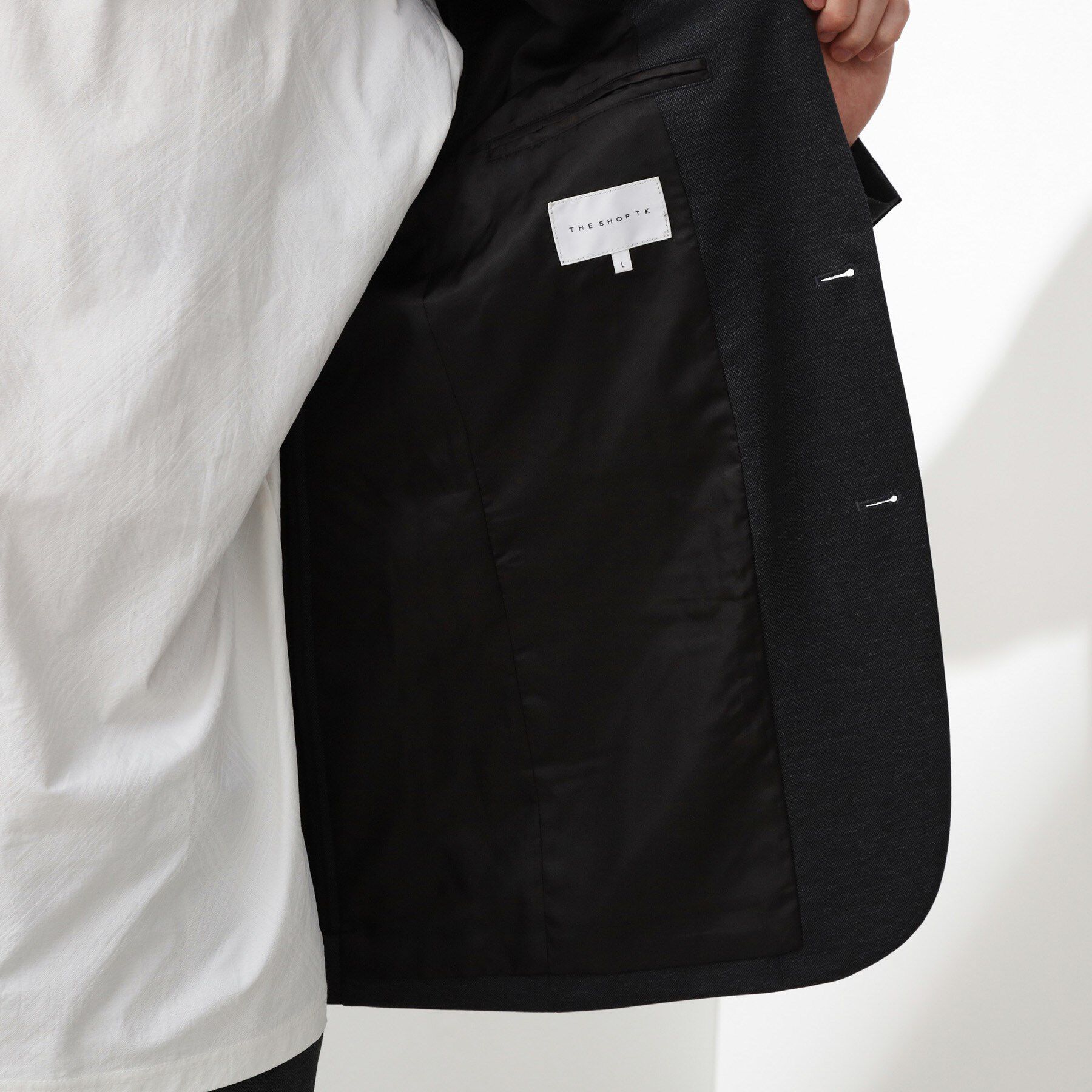 THE SHOP TK「ライトTRジャージジャケット【洗濯機OK/毛玉ができにくい/ストレッチ/セットアップ可】」|テーラードジャケット|