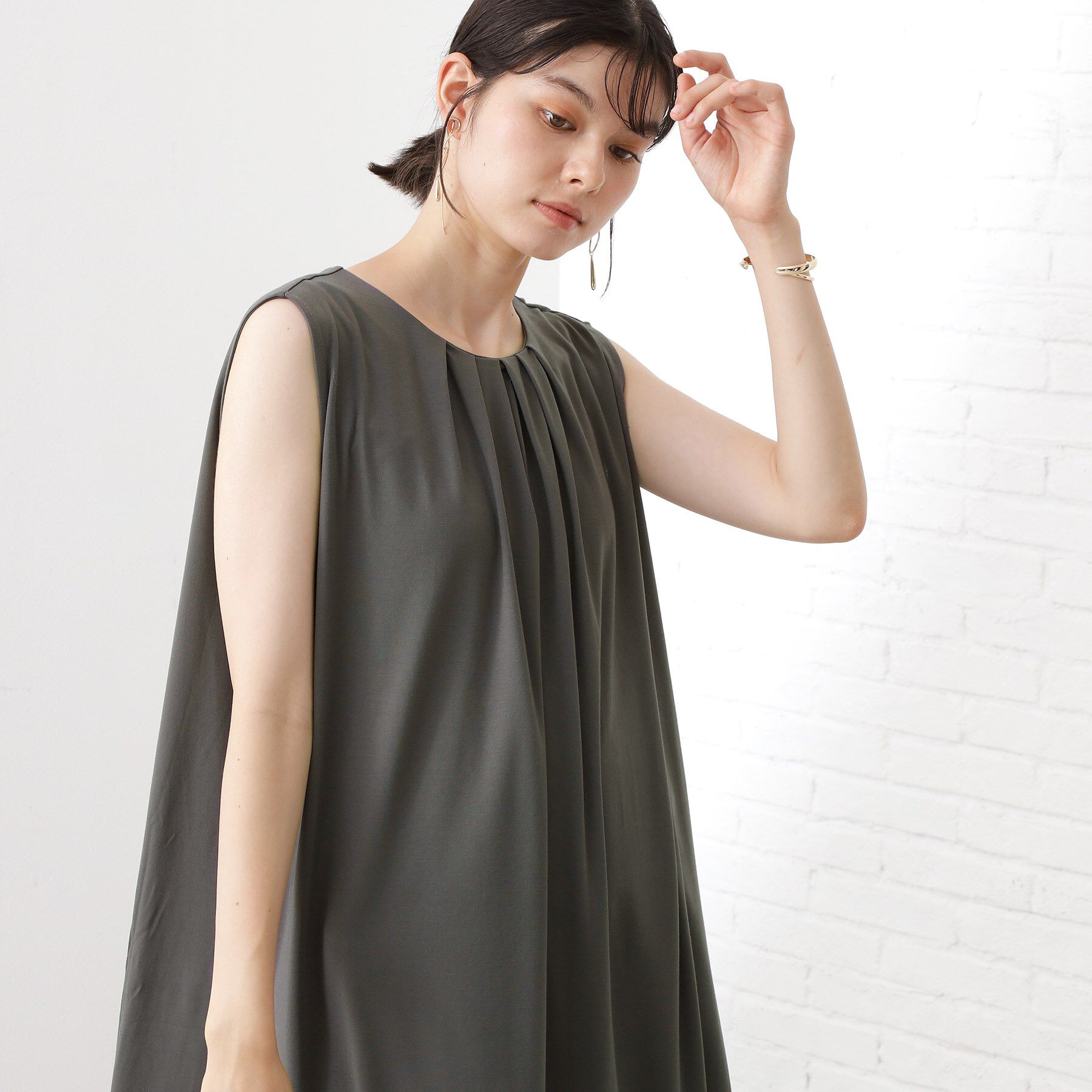 THE SHOP TK「【WEB限定】カットソーワンピース【洗濯機OK】」|ワンピース|