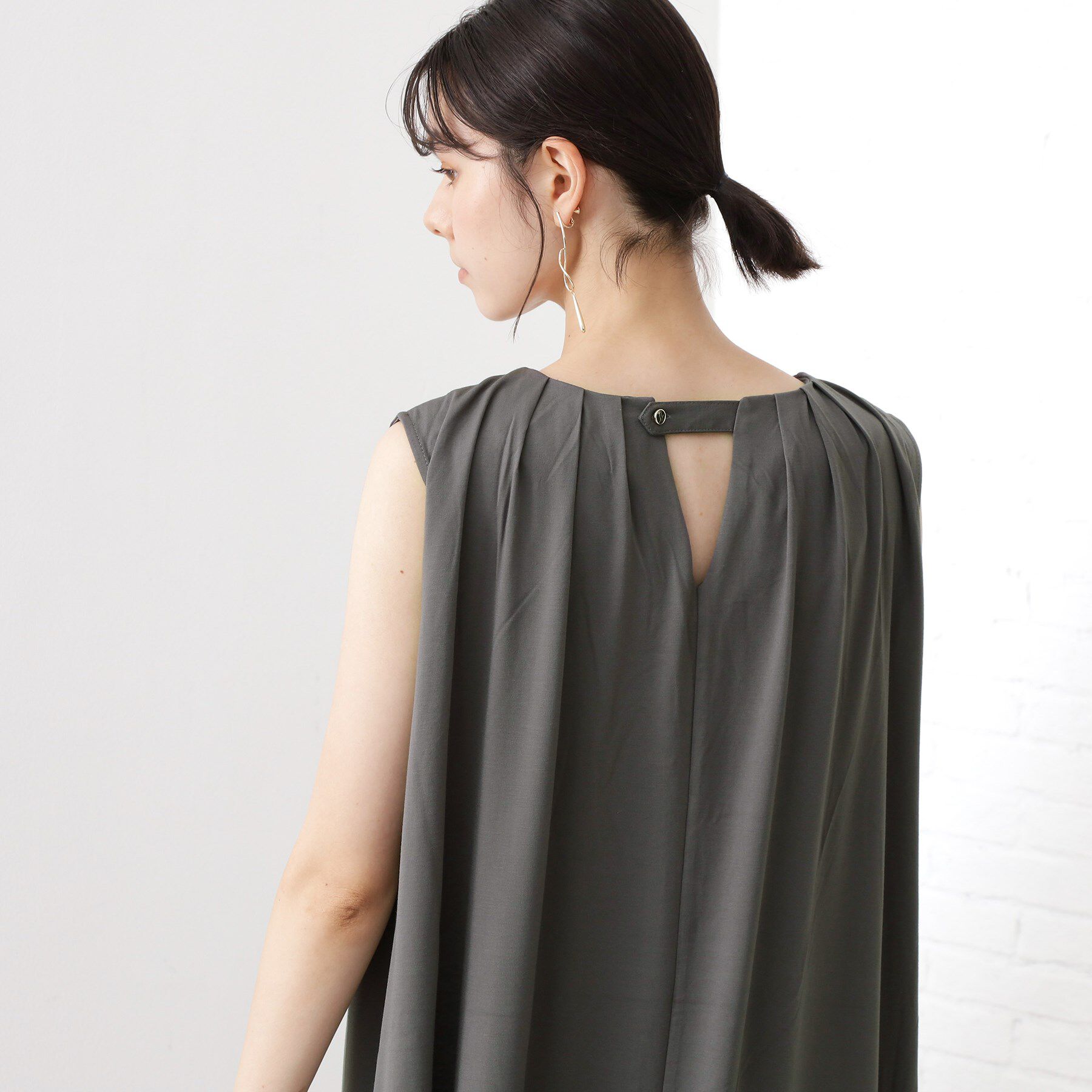 THE SHOP TK「【WEB限定】カットソーワンピース【洗濯機OK】」|ワンピース|