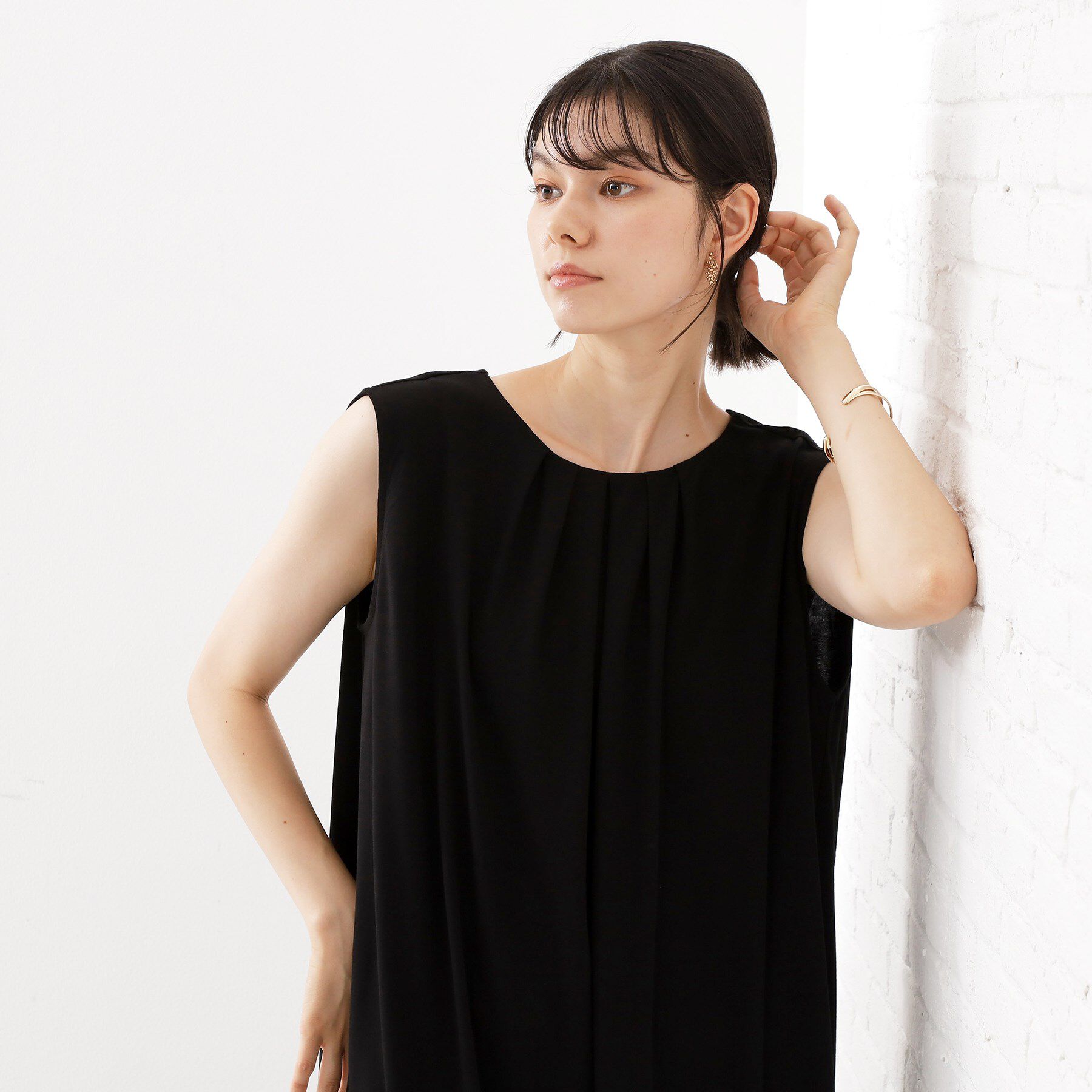 THE SHOP TK「【WEB限定】カットソーワンピース【洗濯機OK】」|ワンピース|