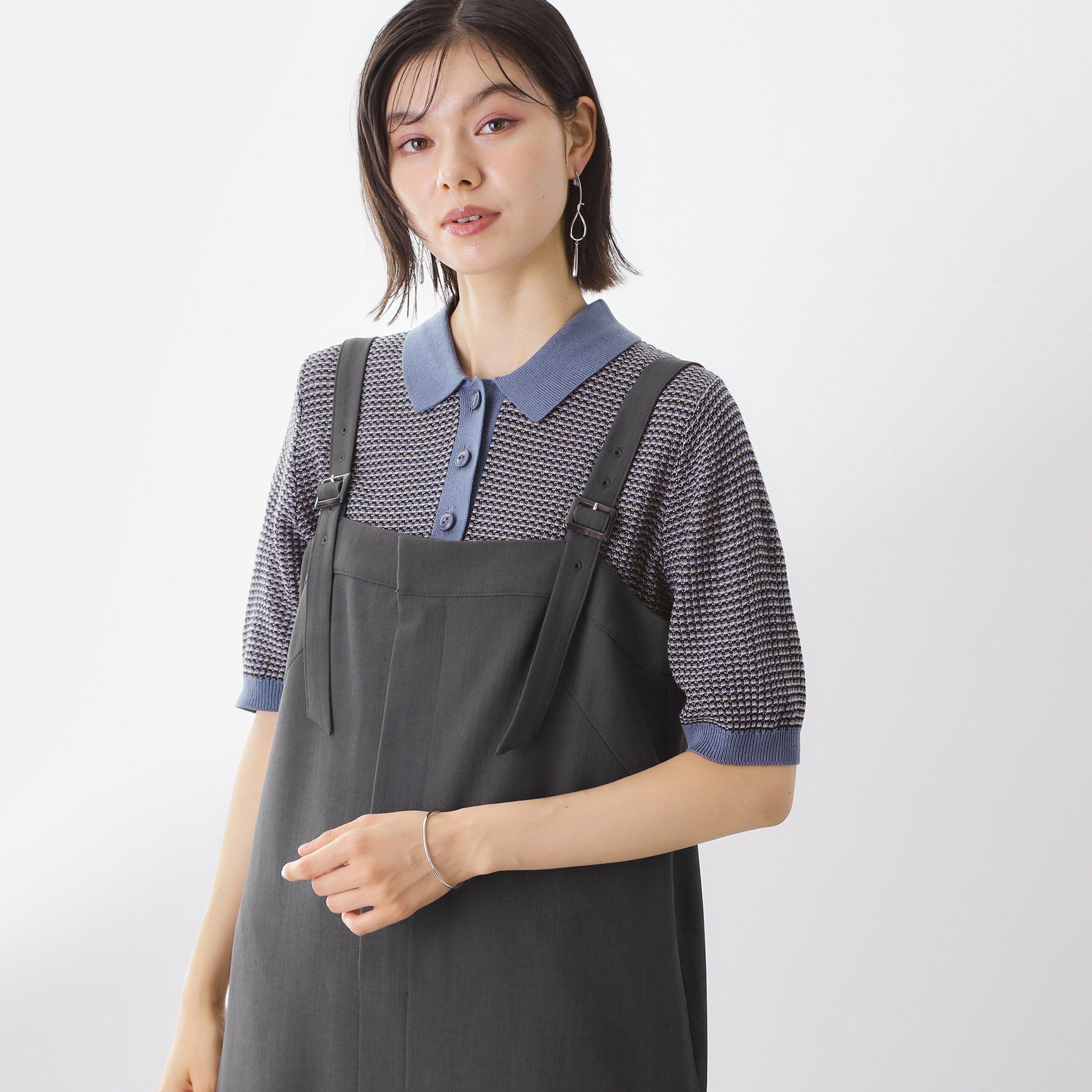 THE SHOP TK「ナローストラップジャンスカ」|ワンピース|