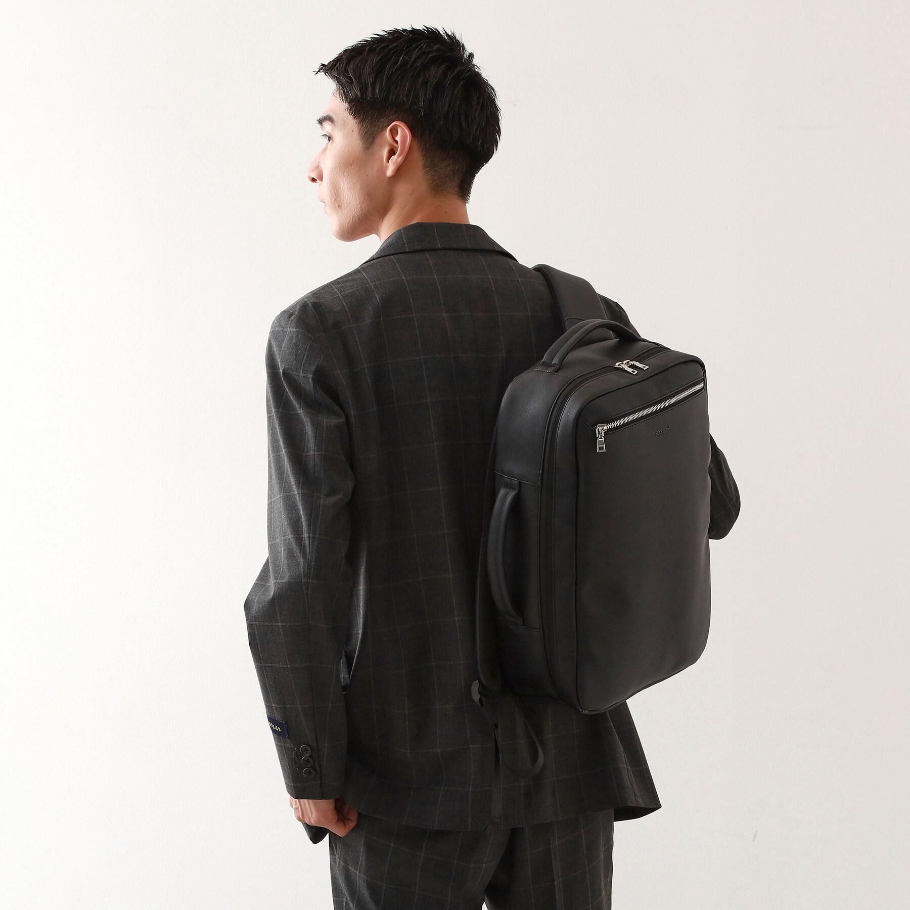 THE SHOP TK「サフィアーノレザー調2WAYバックパック」|リュック|