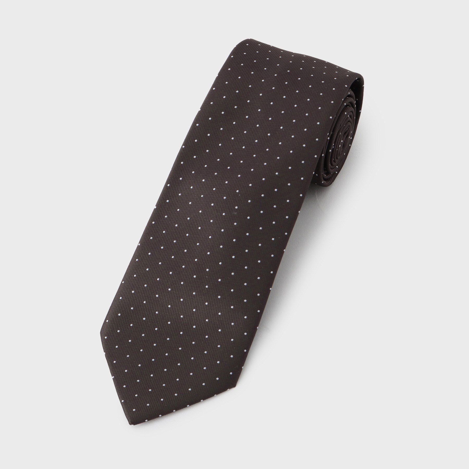 THE SHOP TK「アソートピンドットネクタイ 【洗濯機OK】」|ネクタイ・蝶ネクタイ|ボルドー(164)