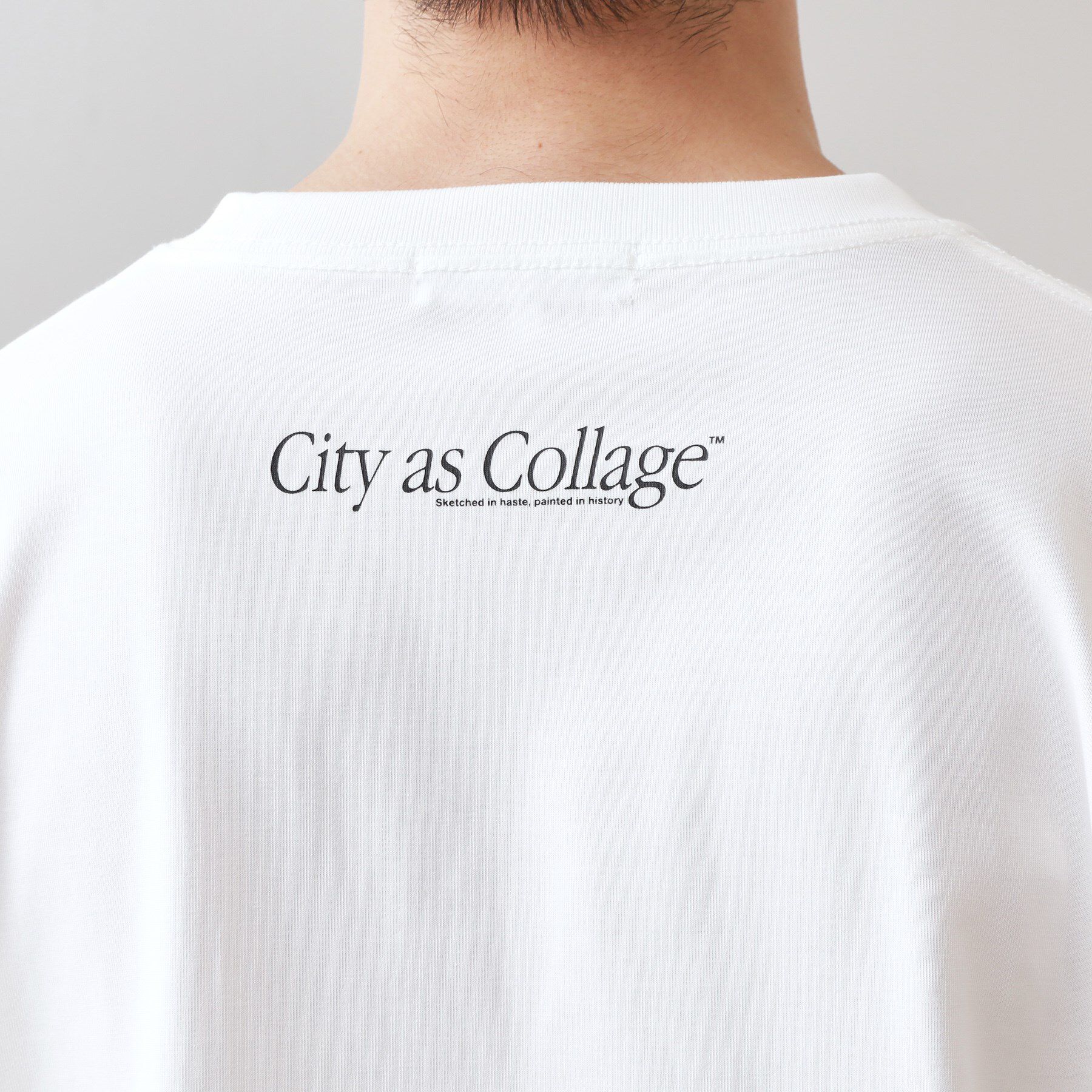 THE SHOP TK「フォトグラフプリント長袖Tシャツ【洗濯機OK】」|Tシャツ・カットソー|