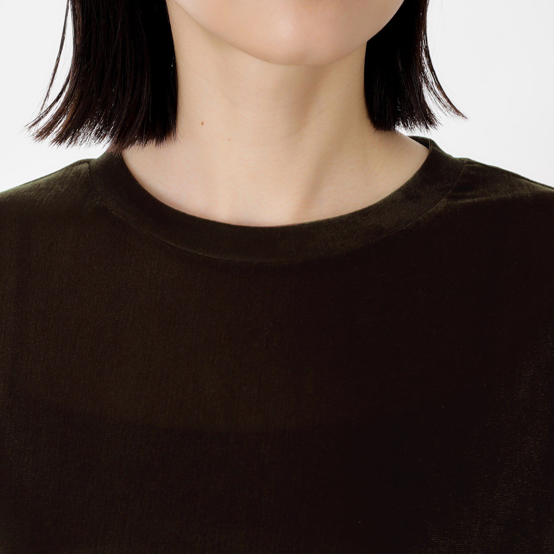 THE SHOP TK「シアーベロアカットソー【洗える】」|Tシャツ・カットソー|