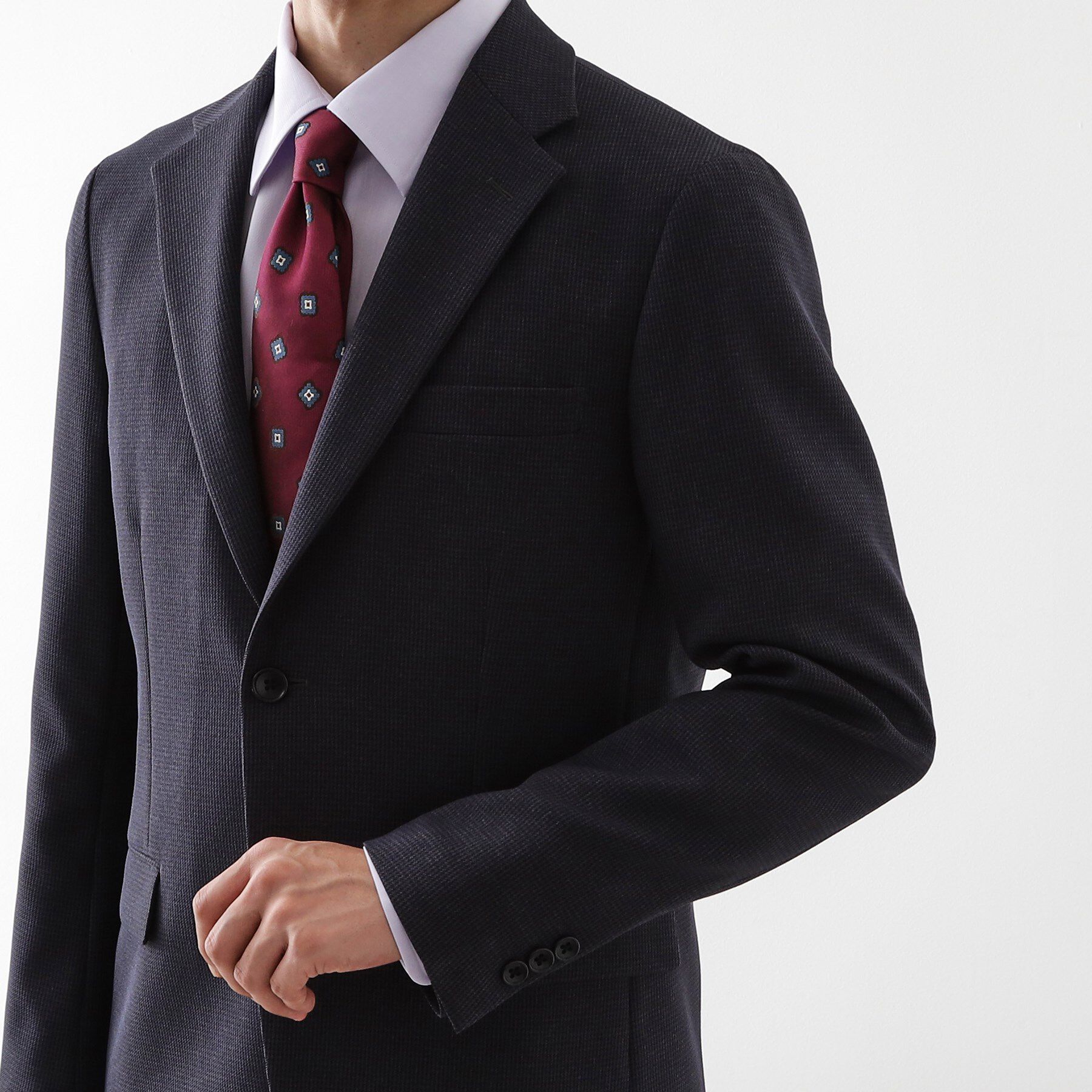 THE SHOP TK「ハウンドトゥースジャケット 【洗濯機OK/セットアップ可】」|テーラードジャケット|