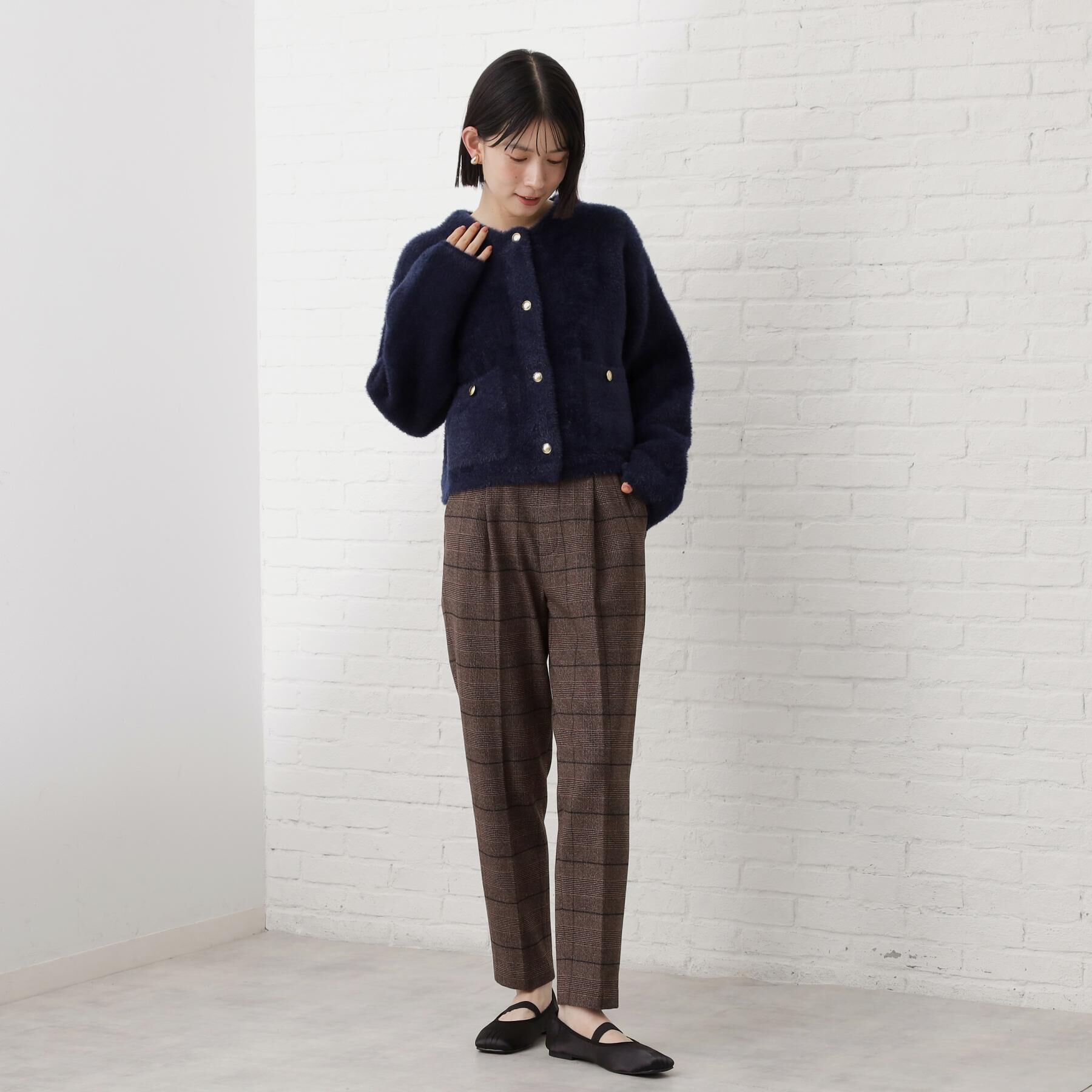 THE SHOP TK「【着丈選べる/XS～XLサイズ】あったか裏起毛テーパードパンツ」|その他|