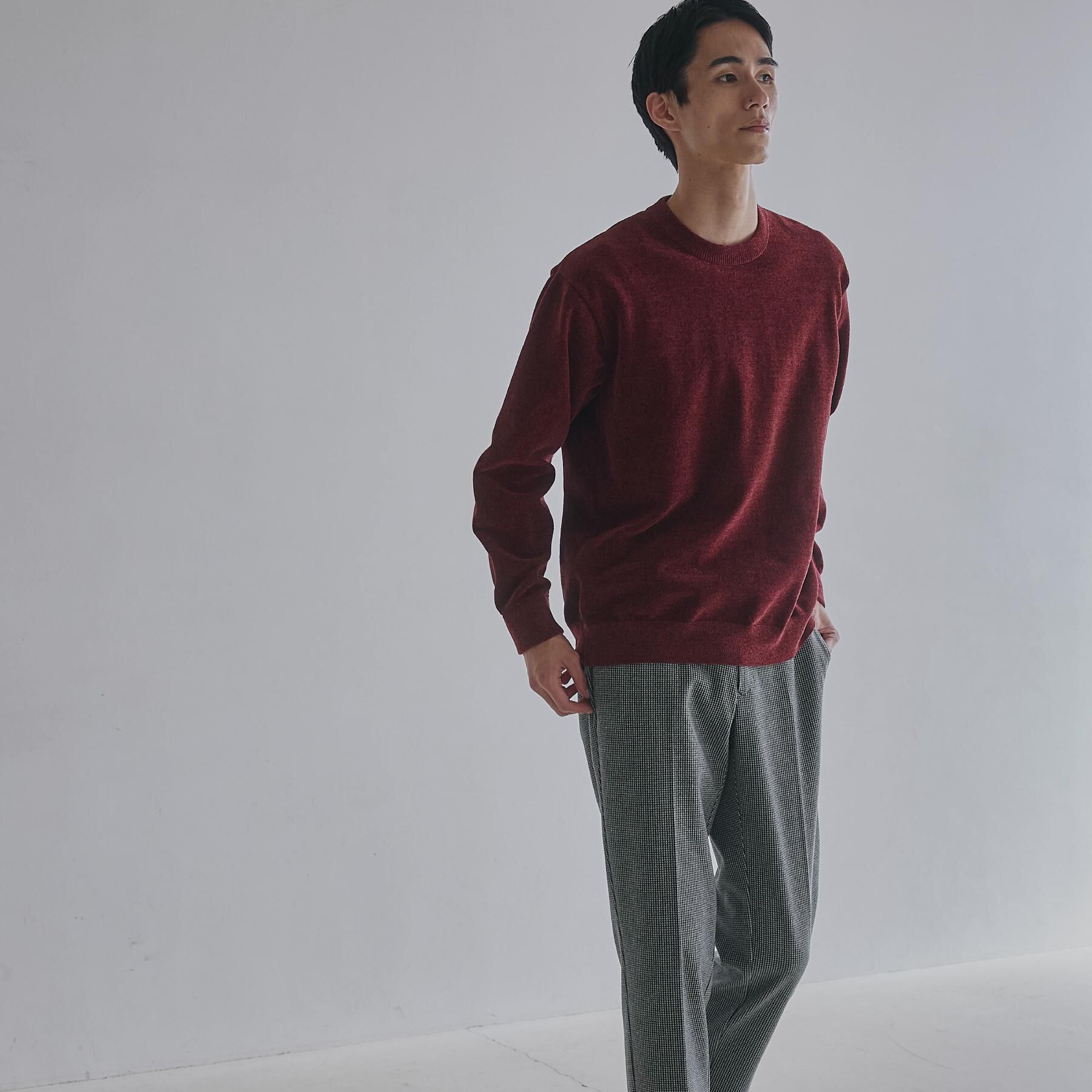 THE SHOP TK「【触れるたびに心地良い】ライトモールニット　洗濯機OK/ユニセックスでおすすめ！」|ニット・セーター|