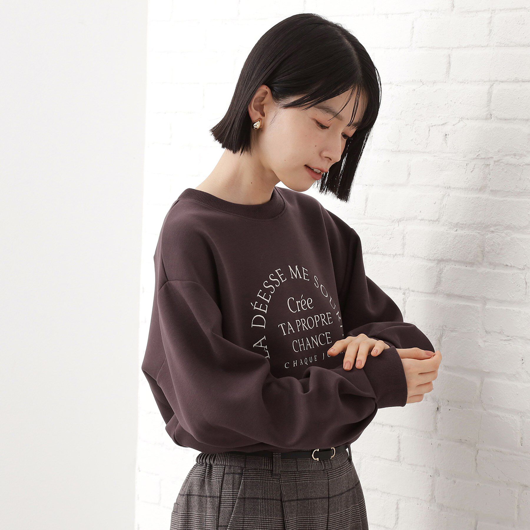 THE SHOP TK「ロゴアソートプルオーバー【洗濯機OK】」|Tシャツ・カットソー|