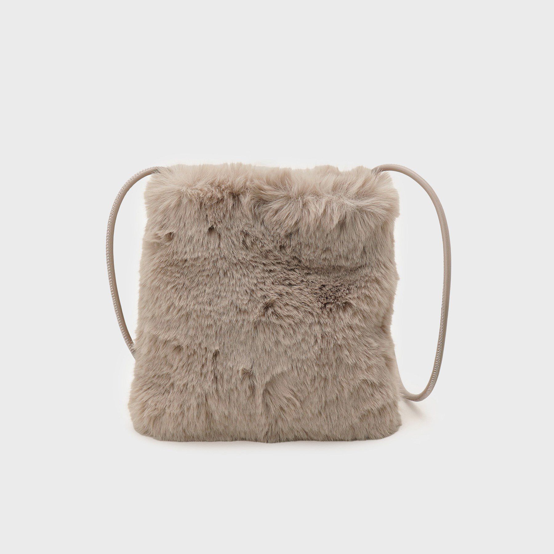 THE SHOP TK「フェイクファーショルダーミニバッグ」|ショルダー・メッセンジャー|